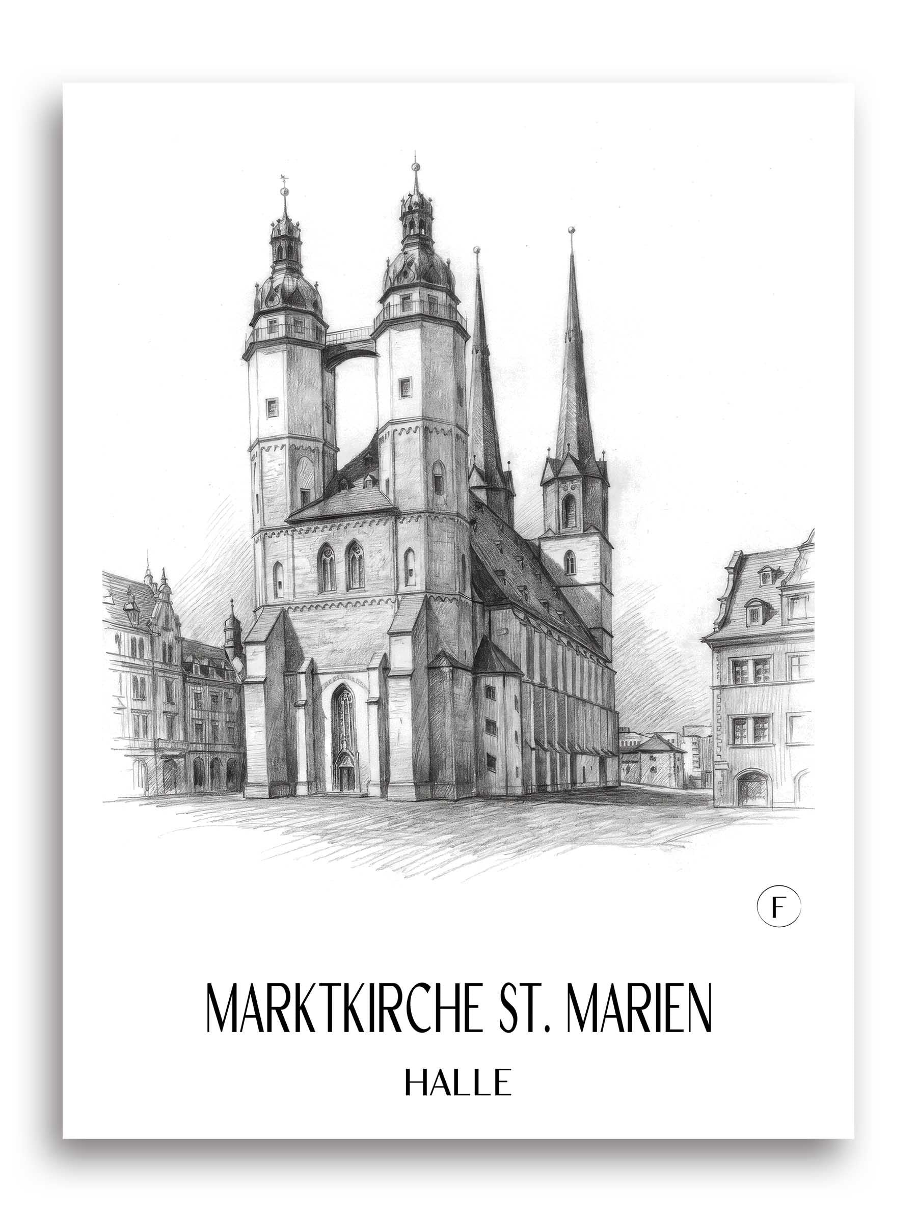 marktkirche-st.-marien-halle-deutschland-poster-bleistift-zeichnung-drawing