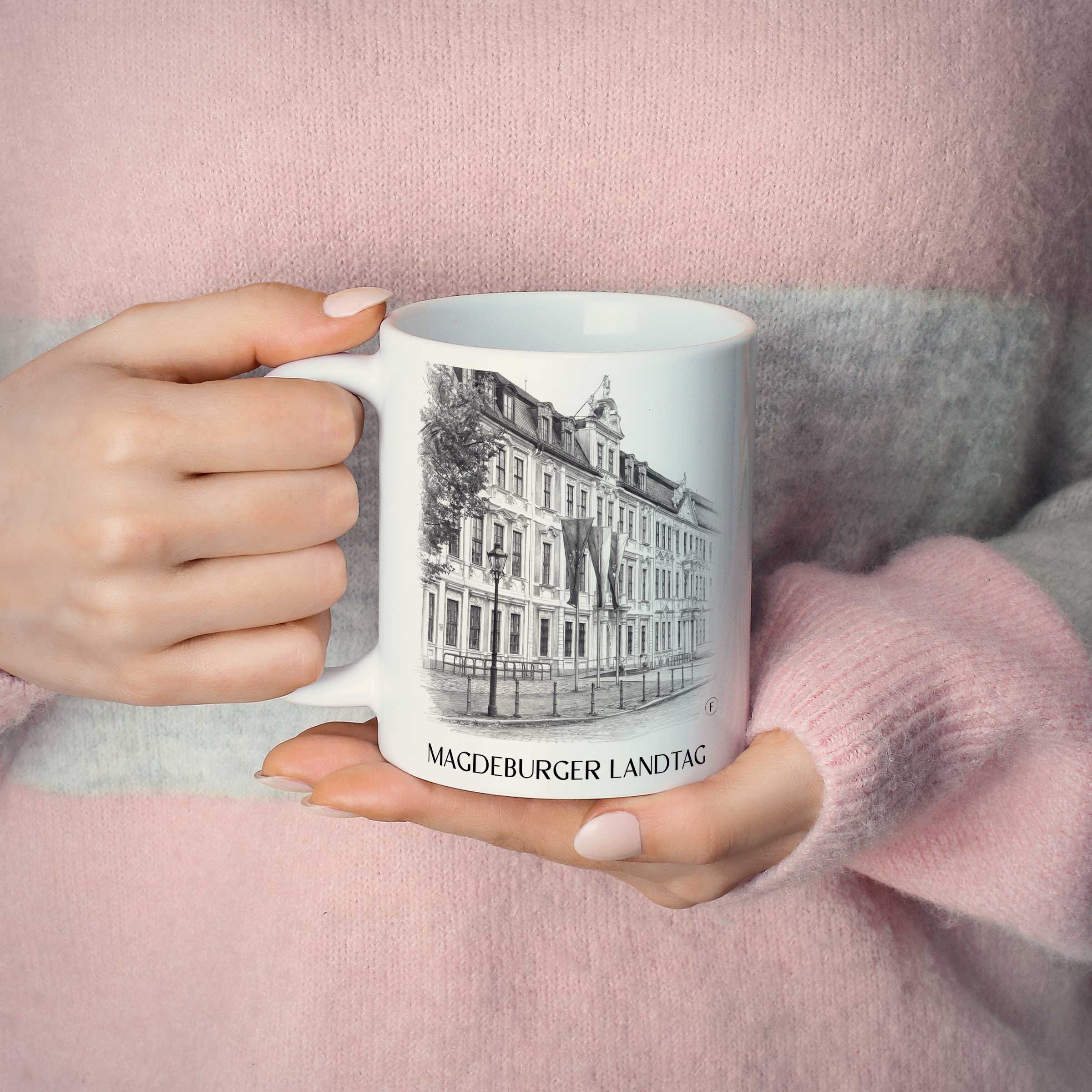 landtag-magdeburg-deutschland-kaffeebecher-bleistift-zeichnung-drawing