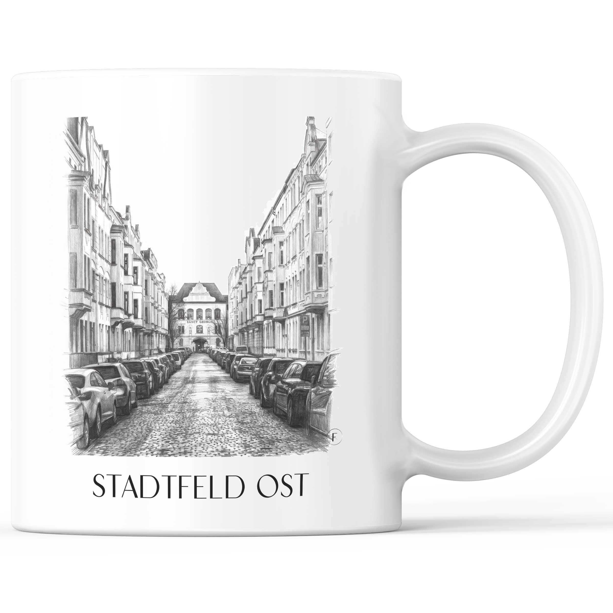stadtfeld-ost-magdeburg-deutschland-kaffeebecher-bleistift-zeichnung-drawing