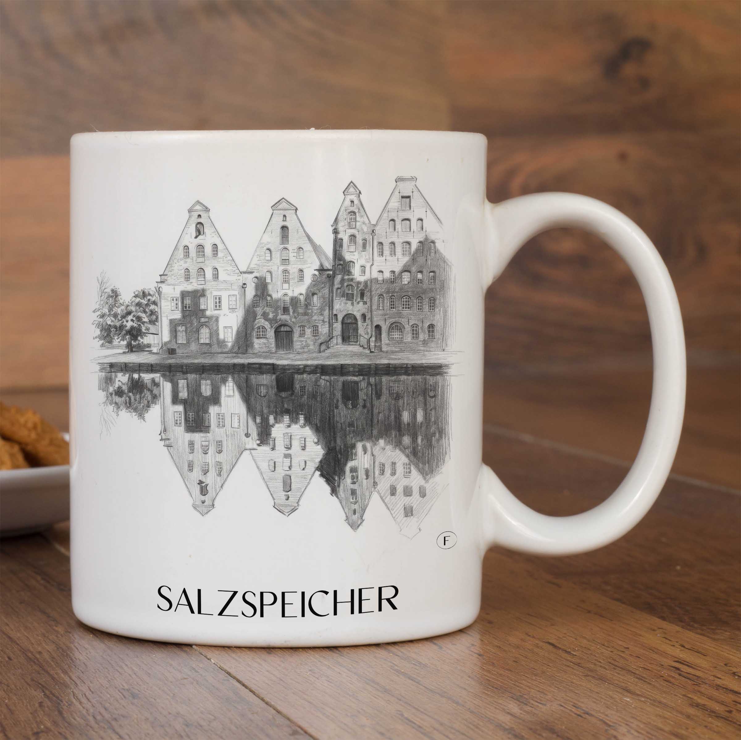 salzspeicher-lübeck-deutschland-kaffeebecher-bleistift-zeichnung-drawing