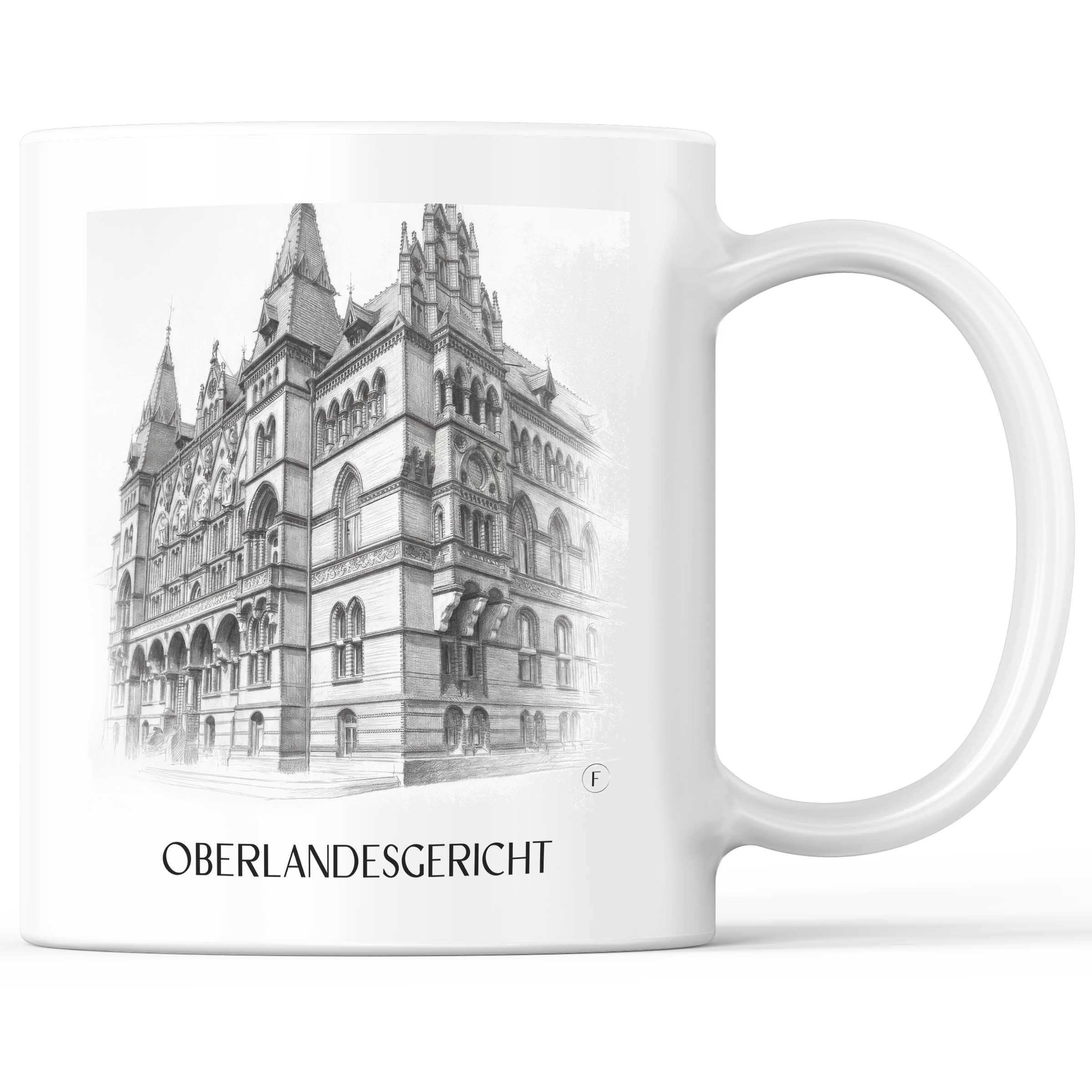 oberlandesgericht-rostock-deutschland-kaffeebecher-bleistift-zeichnung-drawing