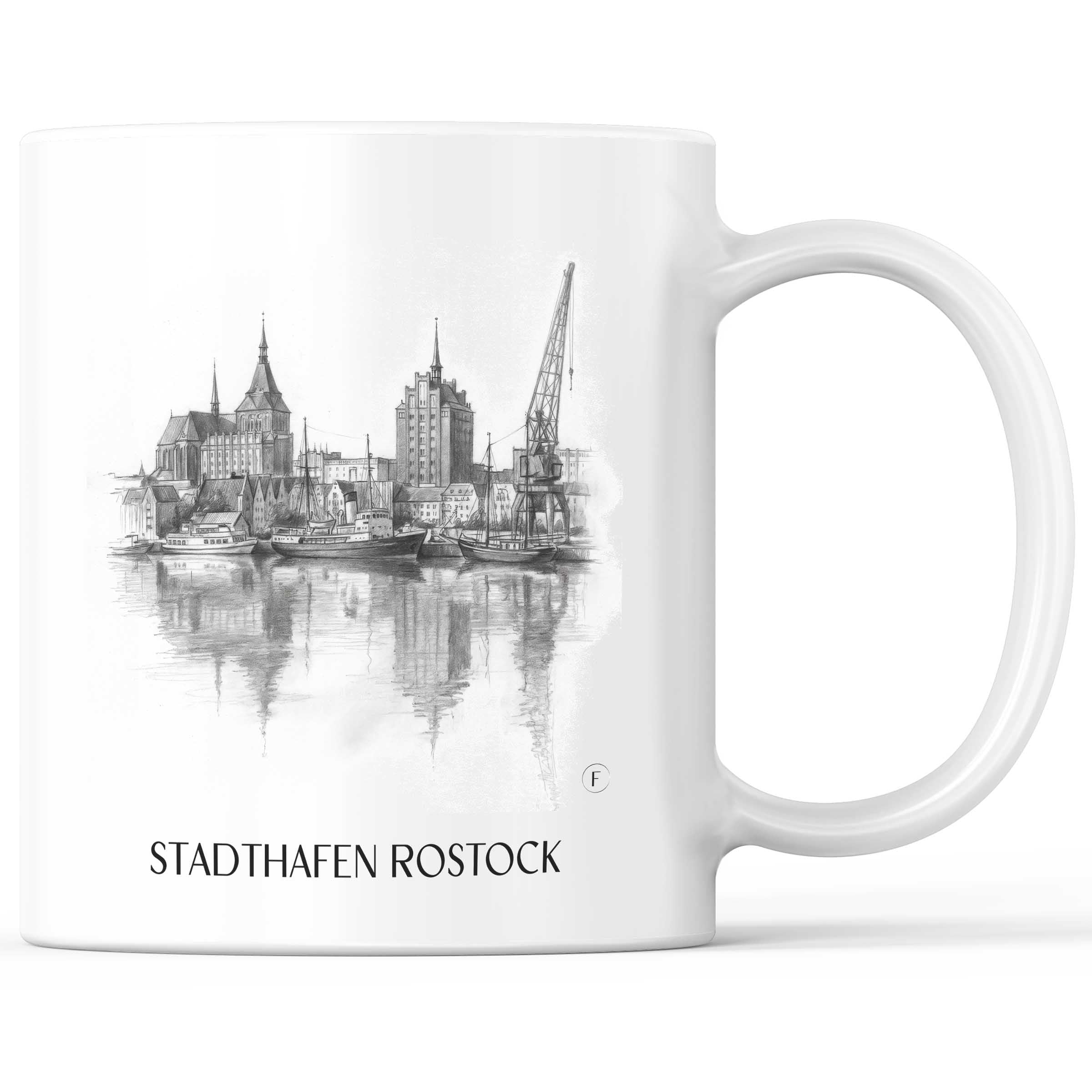 stadthafen-rostock-deutschland-kaffeebecher-bleistift-zeichnung-drawing