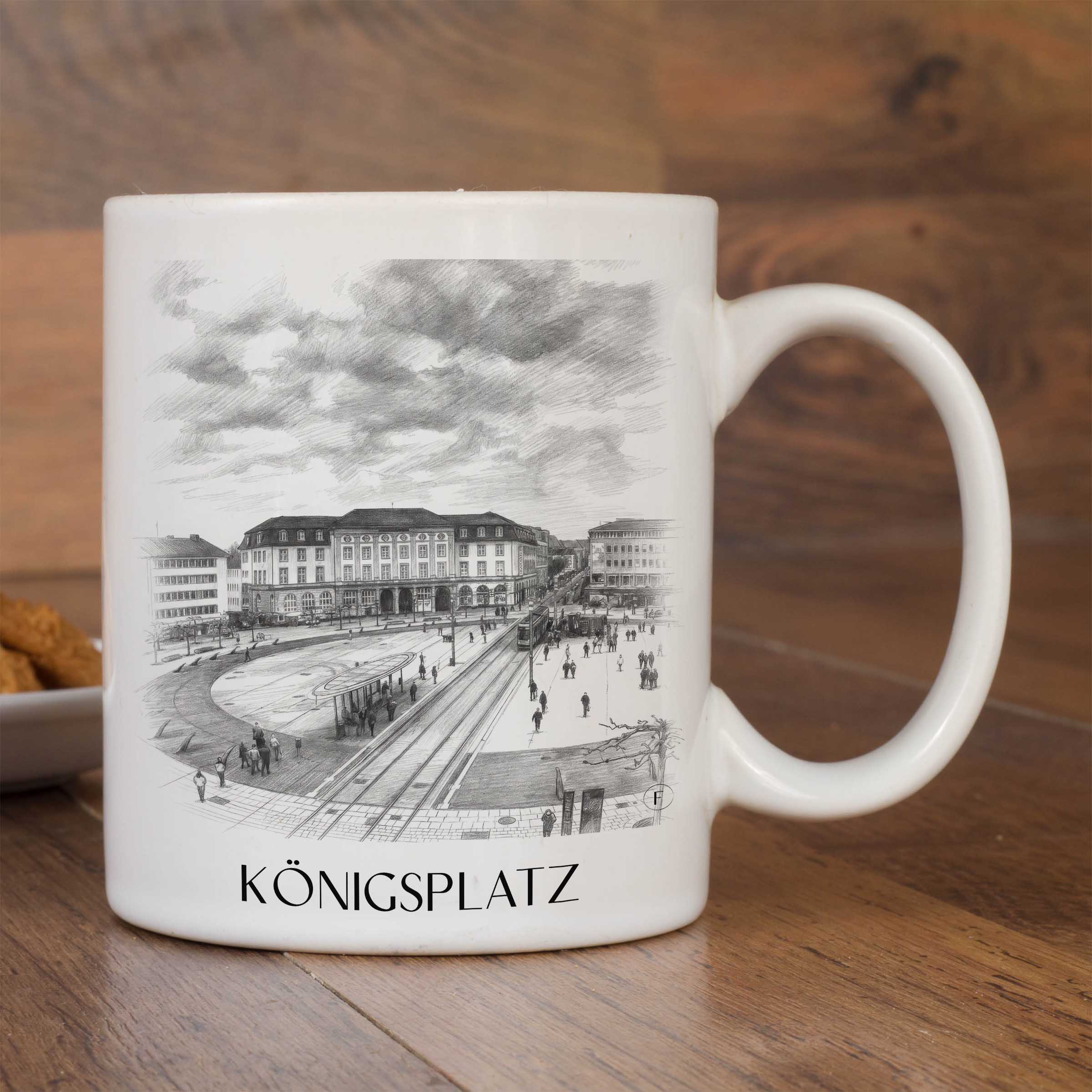 königsplatz-kassel-deutschland-kaffeebecher-bleistift-zeichnung-drawing