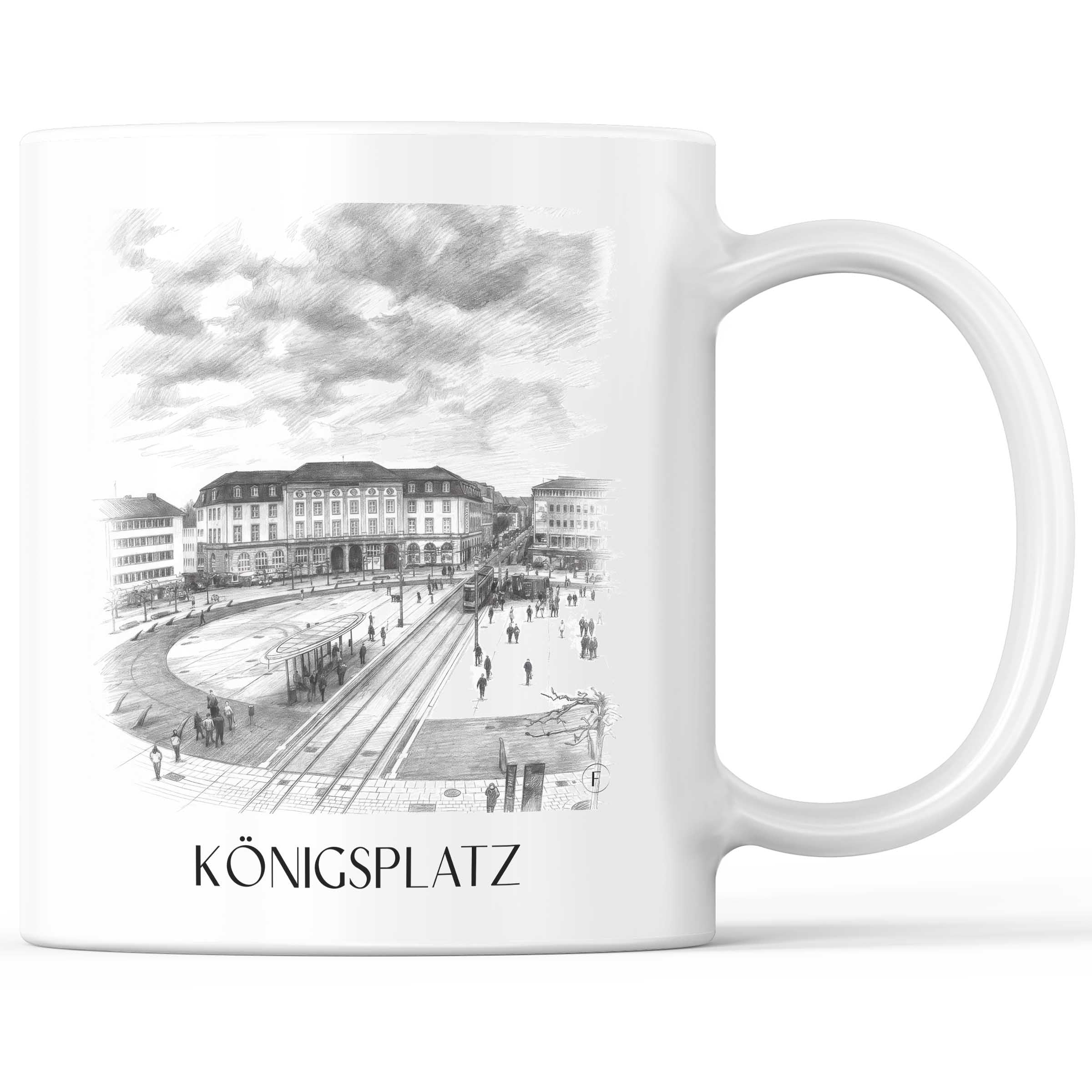 königsplatz-kassel-deutschland-kaffeebecher-bleistift-zeichnung-drawing