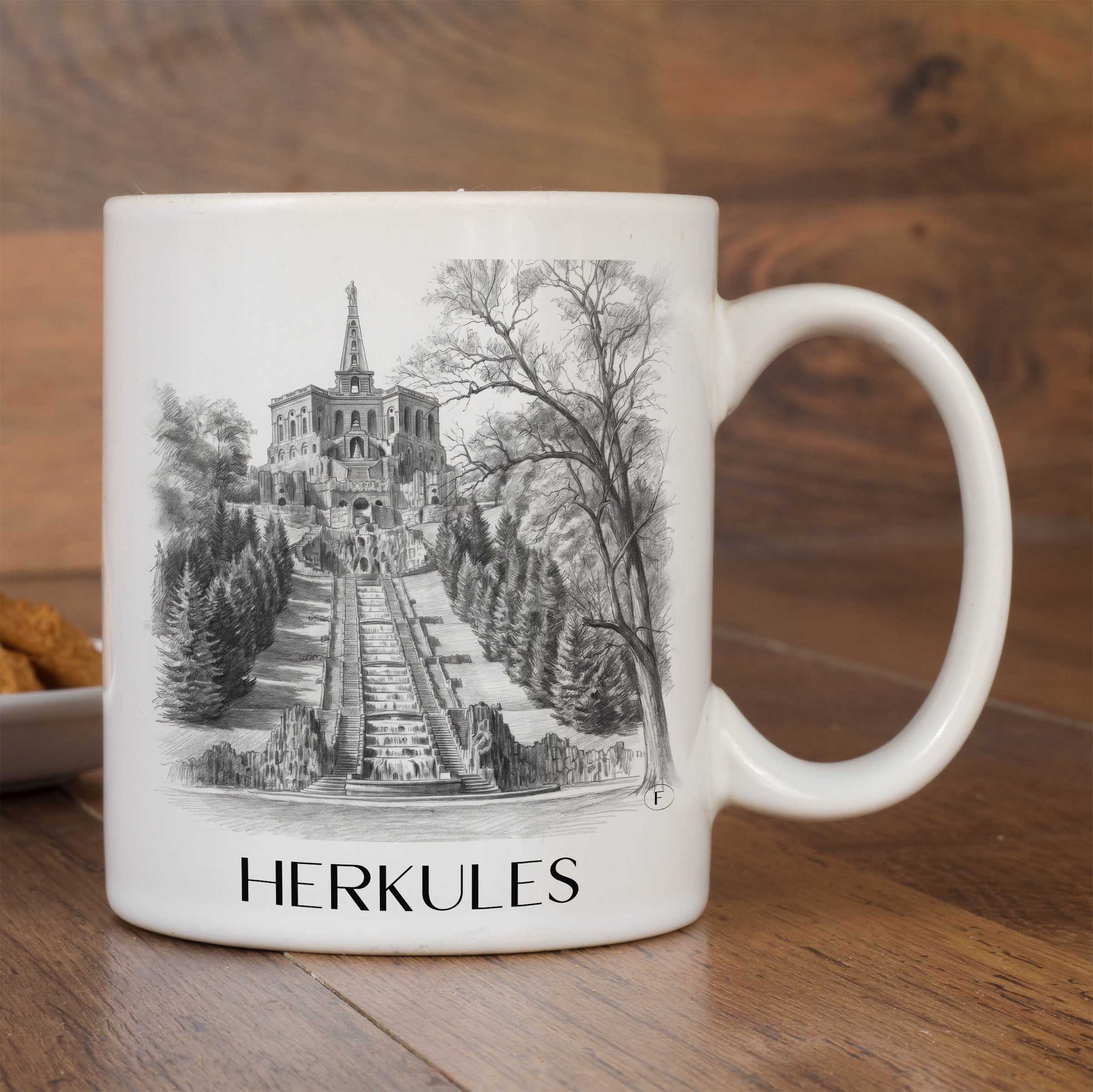 herkules-kassel-deutschland-kaffeebecher-bleistift-zeichnung-drawing
