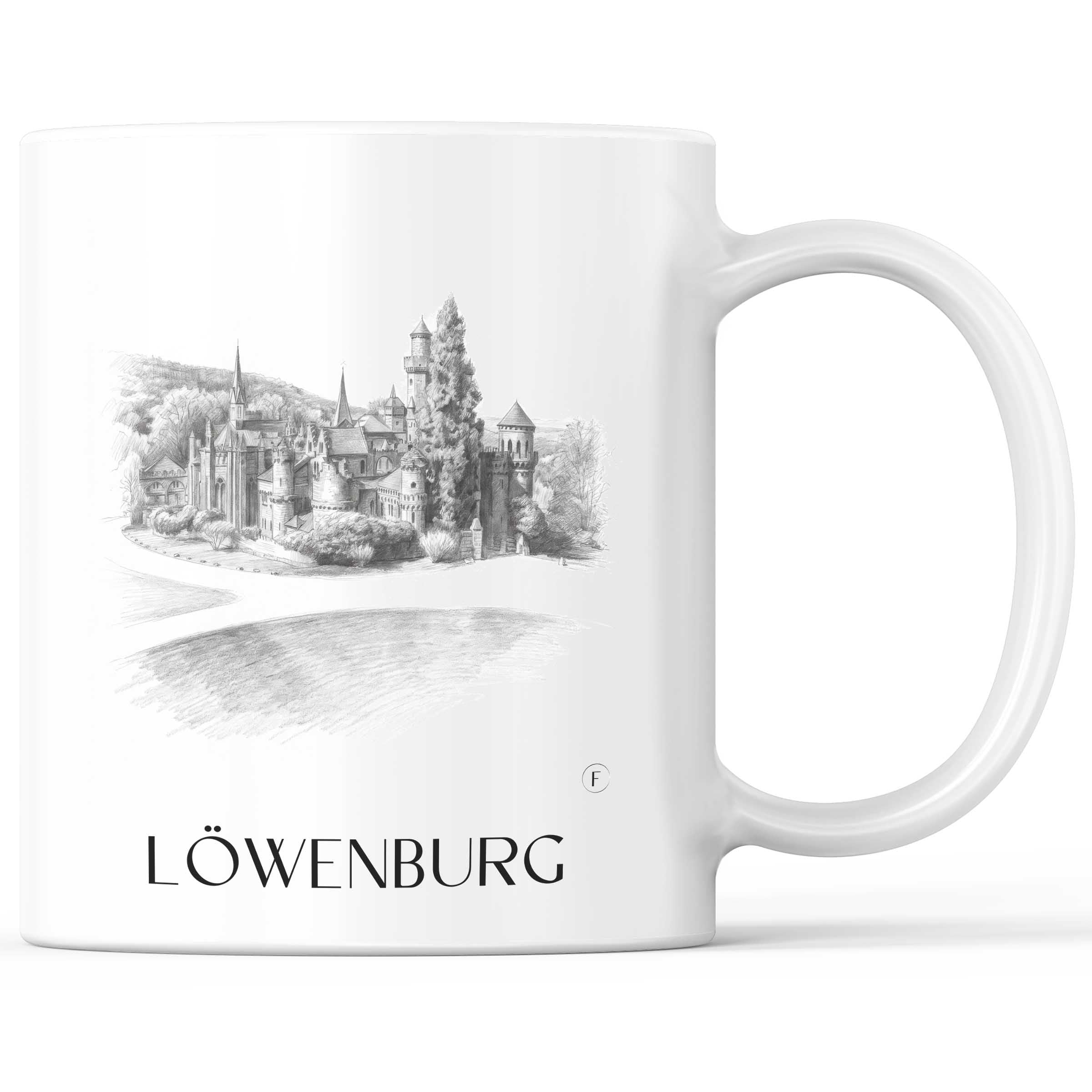 löwenburg-kassel-deutschland-kaffeebecher-bleistift-zeichnung-drawing