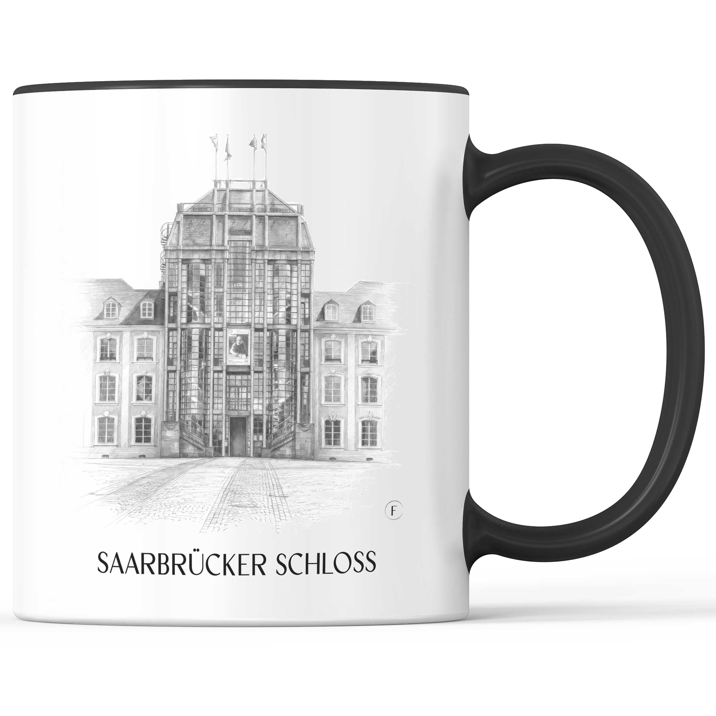 saarbrücker-schloss-saarland-deutschland-kaffeebecher-bleistift-zeichnung-drawing
