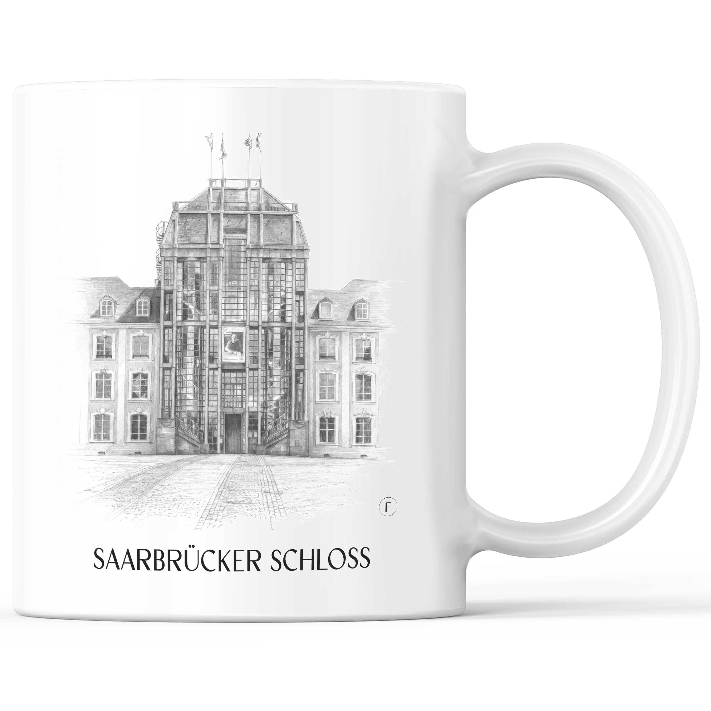 saarbrücker-schloss-saarland-deutschland-kaffeebecher-bleistift-zeichnung-drawing
