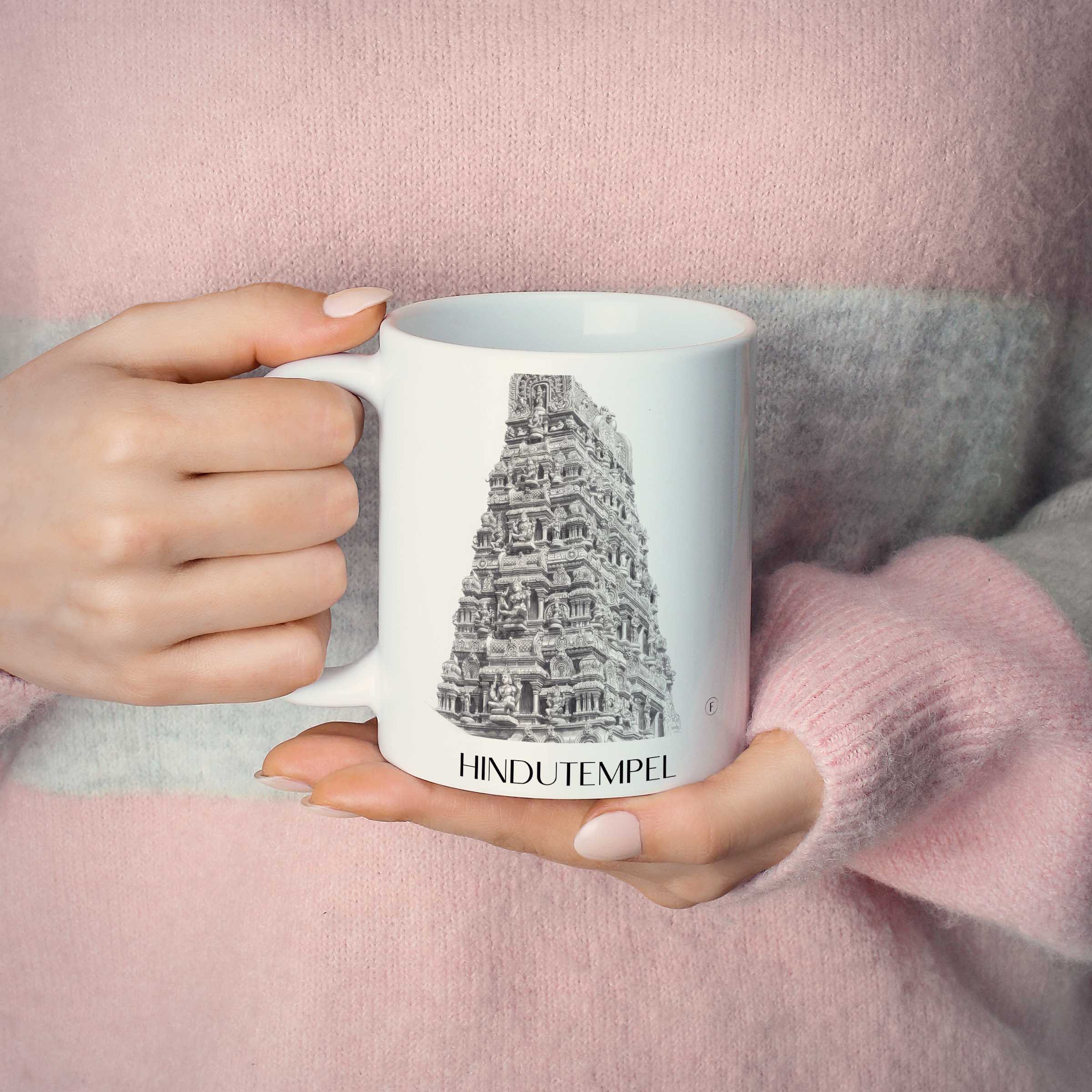 hindutempel-hamm-deutschland-kaffeebecher-bleistift-zeichnung-drawing