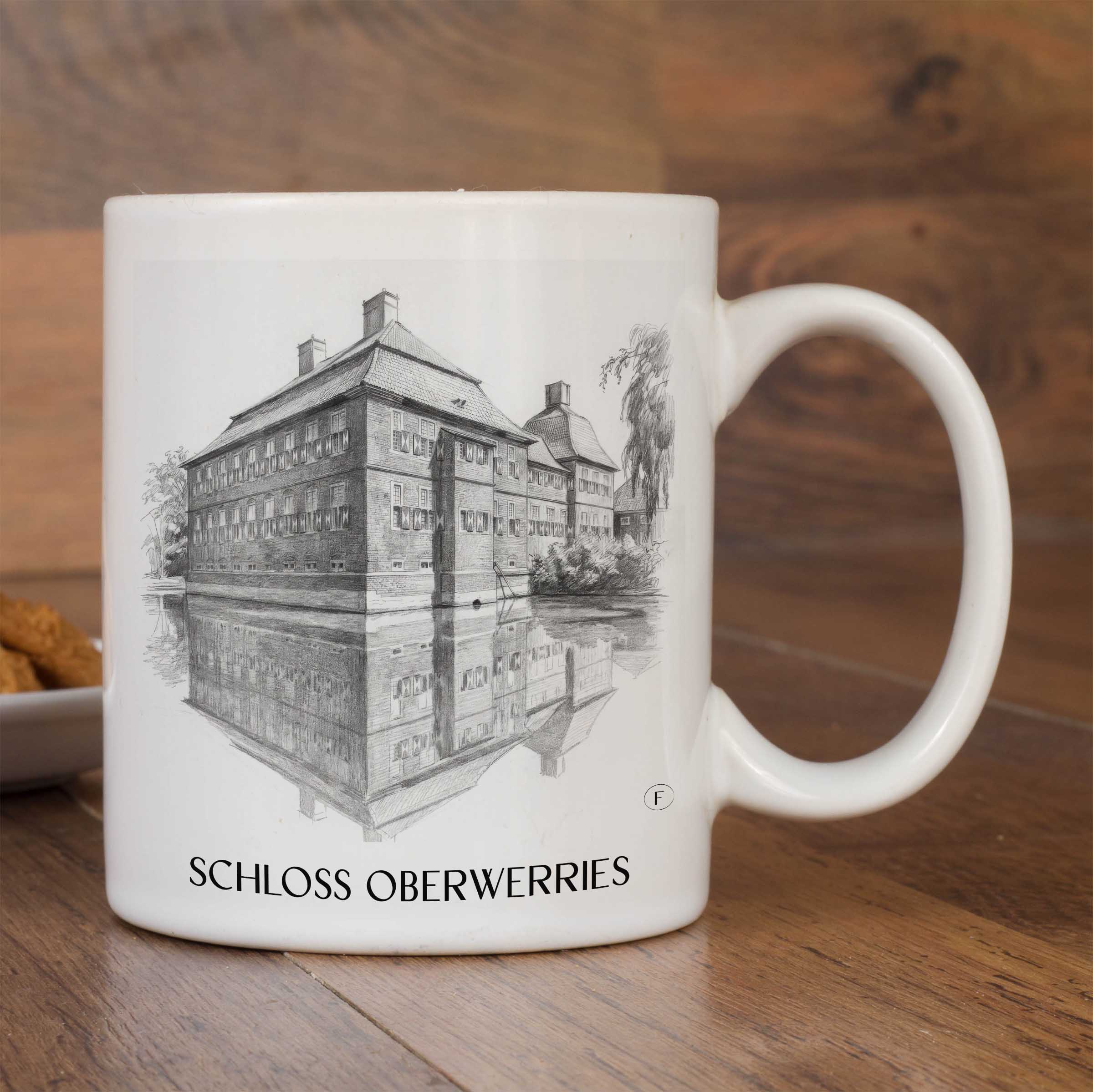 schloss-oberwerries-hamm-deutschland-kaffeebecher-bleistift-zeichnung-drawing
