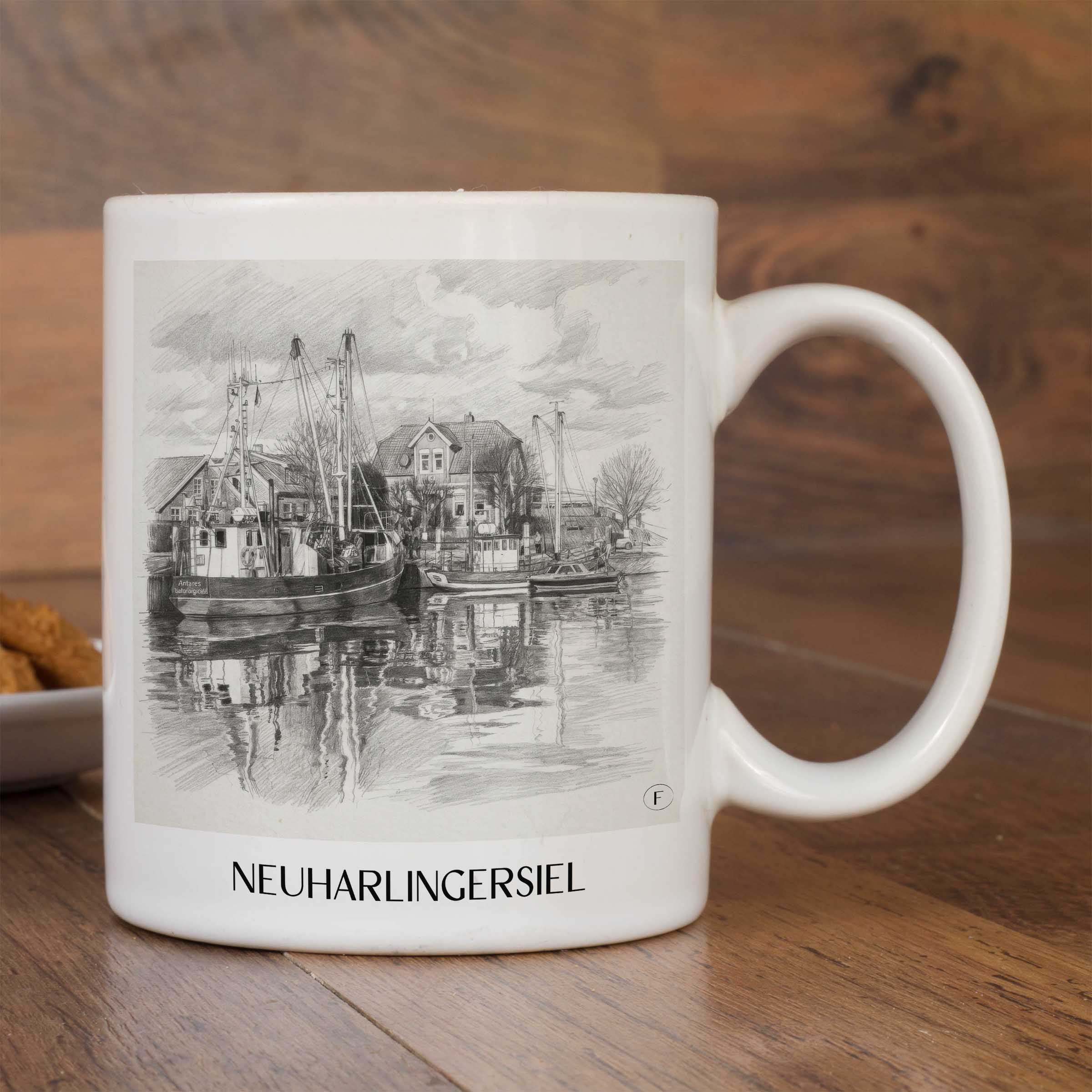 neuharlingersiel-ostfriesland-deutschland-kaffeebecher-bleistift-zeichnung-drawing