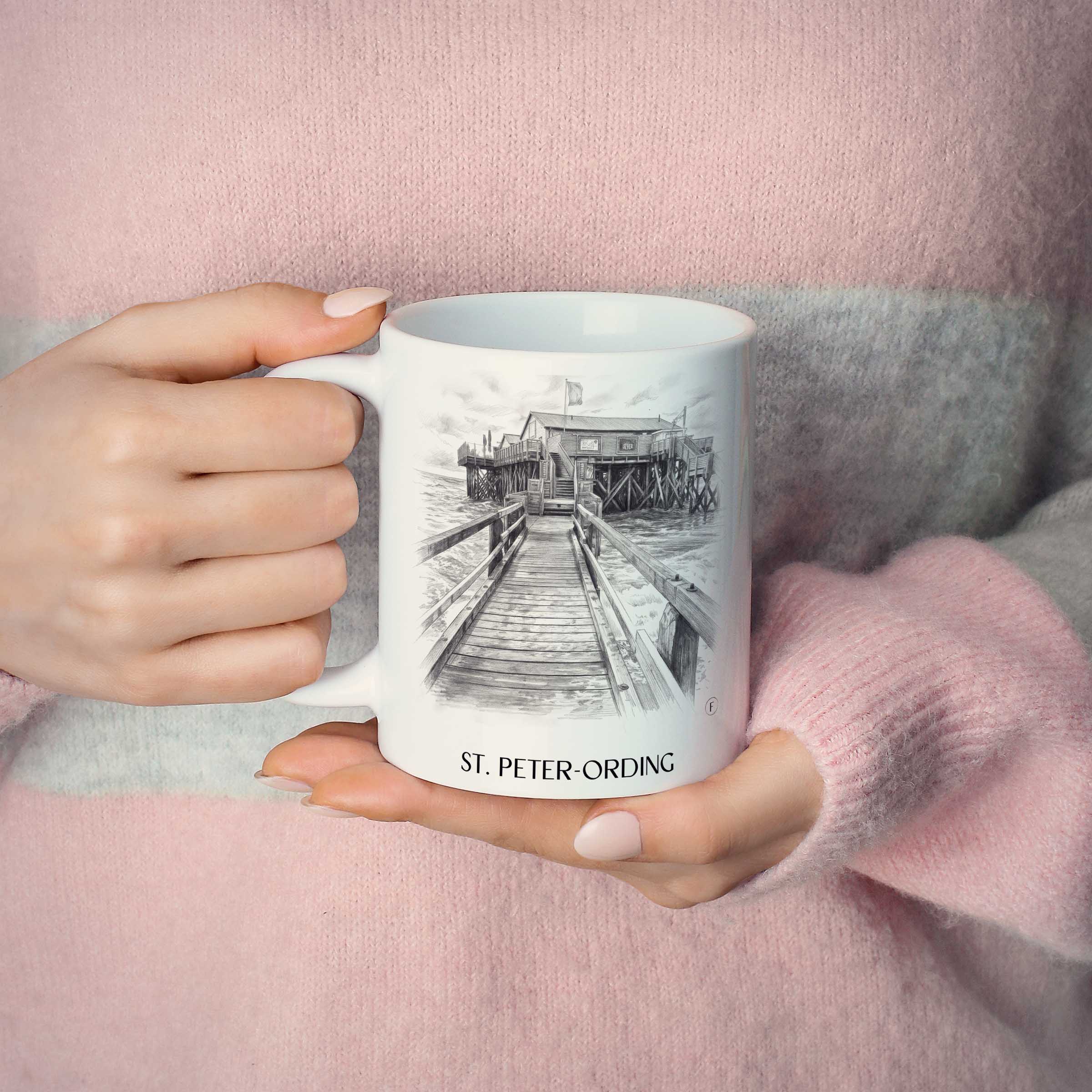 st.-peter-ording-nordfriesland-deutschland-kaffeebecher-bleistift-zeichnung-drawing