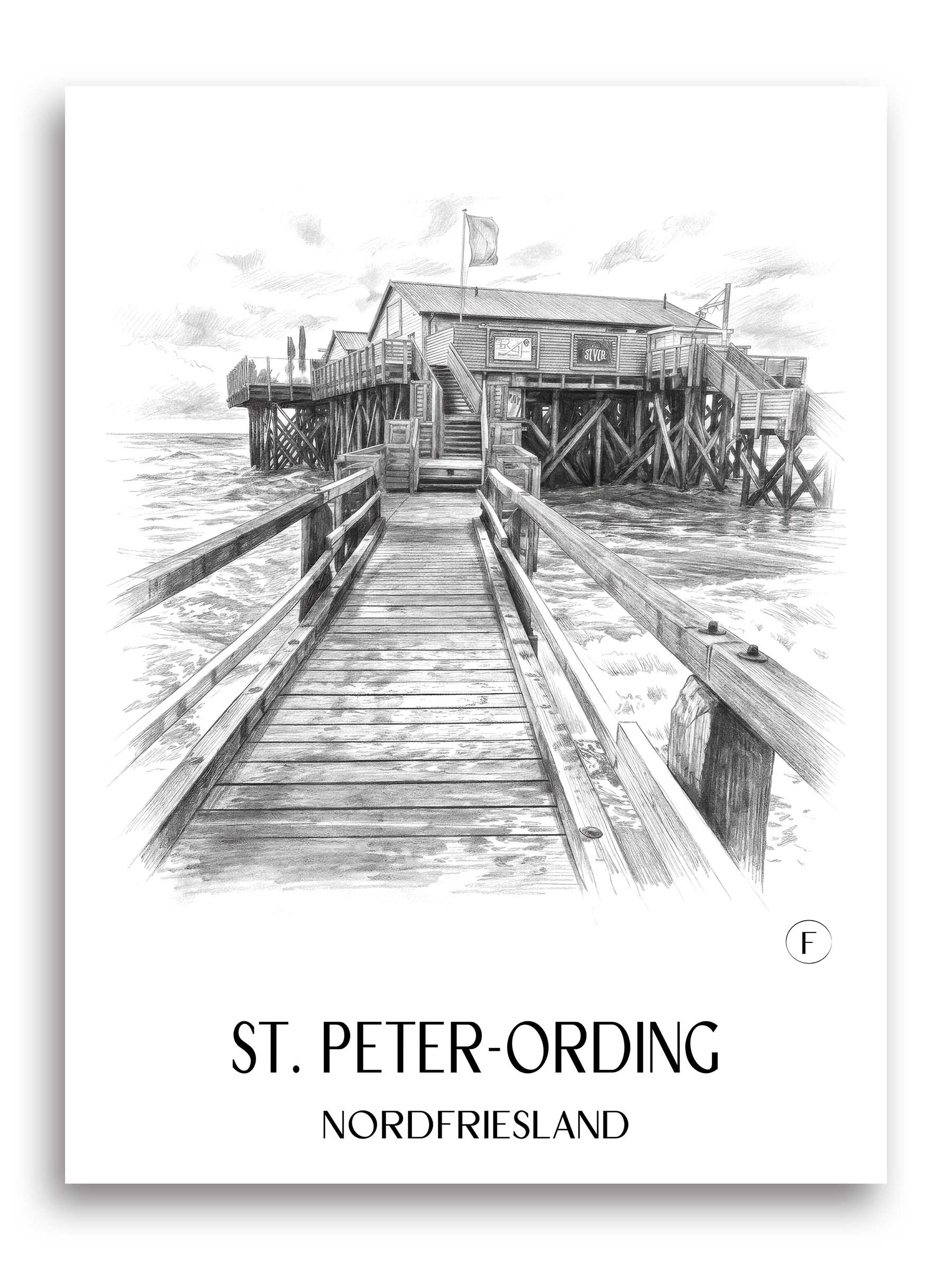 st.-peter-ording-nordfriesland-deutschland-poster-bleistift-zeichnung-drawing