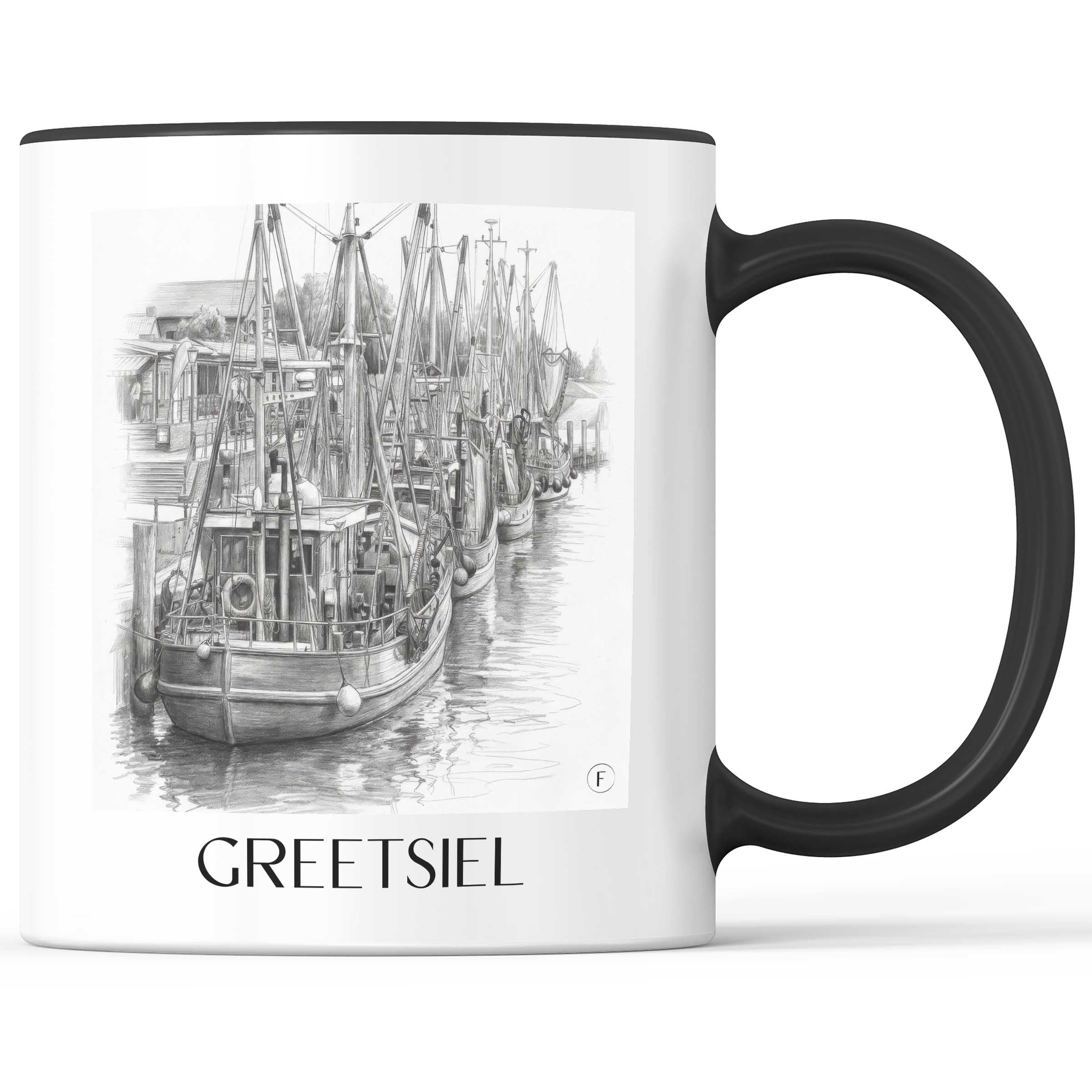 greetsiel-ostfriesland-deutschland-kaffeebecher-bleistift-zeichnung-drawing