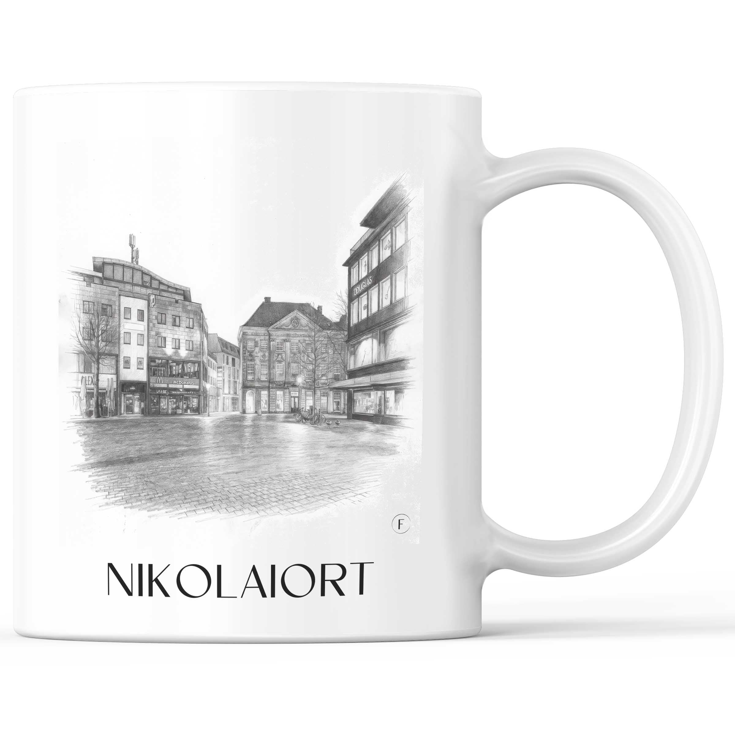 nikolaiort-osnabrück-deutschland-kaffeebecher-bleistift-zeichnung-drawing