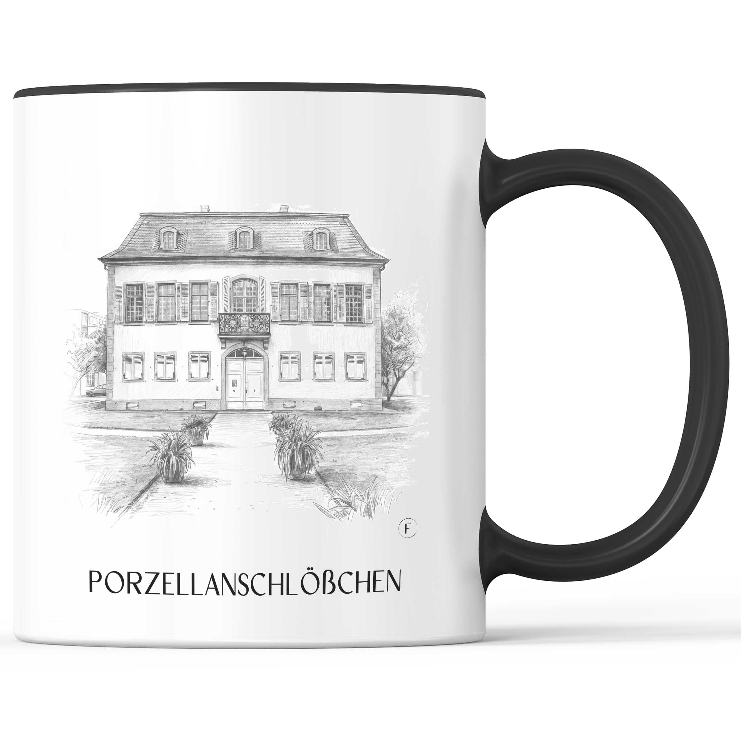 porzellanschlößchen-darmstadt-deutschland-kaffeebecher-bleistift-zeichnung-drawing
