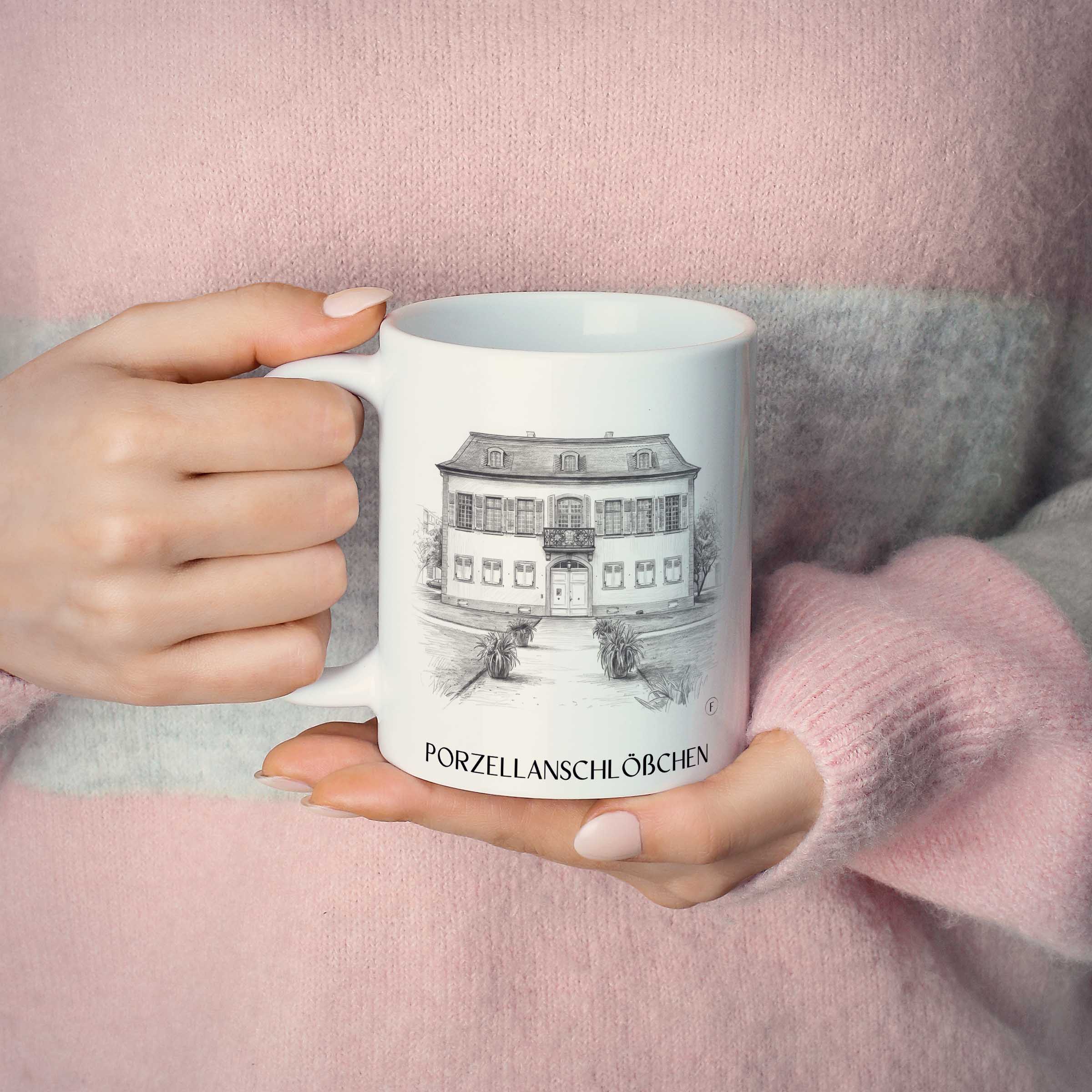 porzellanschlößchen-darmstadt-deutschland-kaffeebecher-bleistift-zeichnung-drawing
