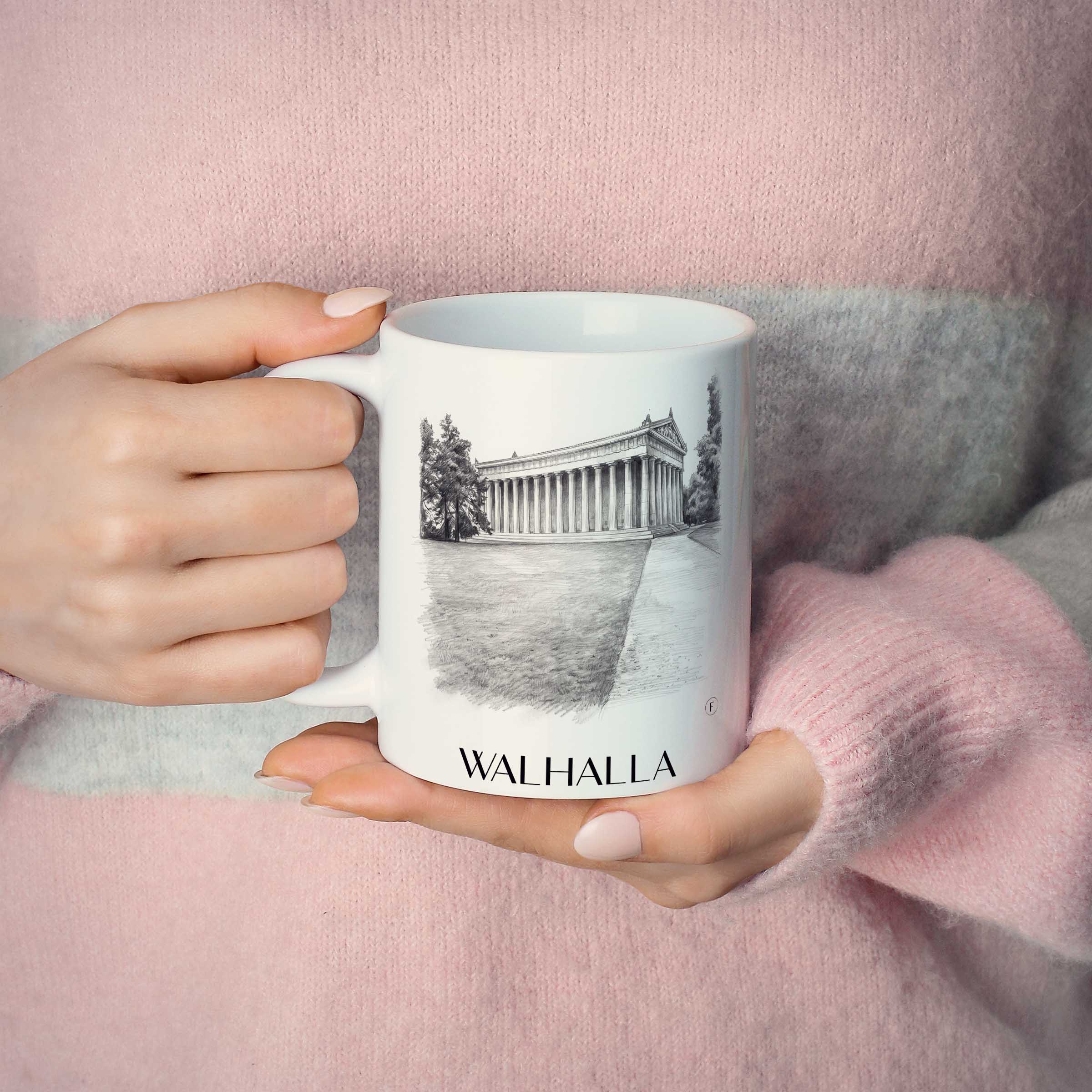 walhalla-regensburg-deutschland-kaffeebecher-bleistift-zeichnung-drawing