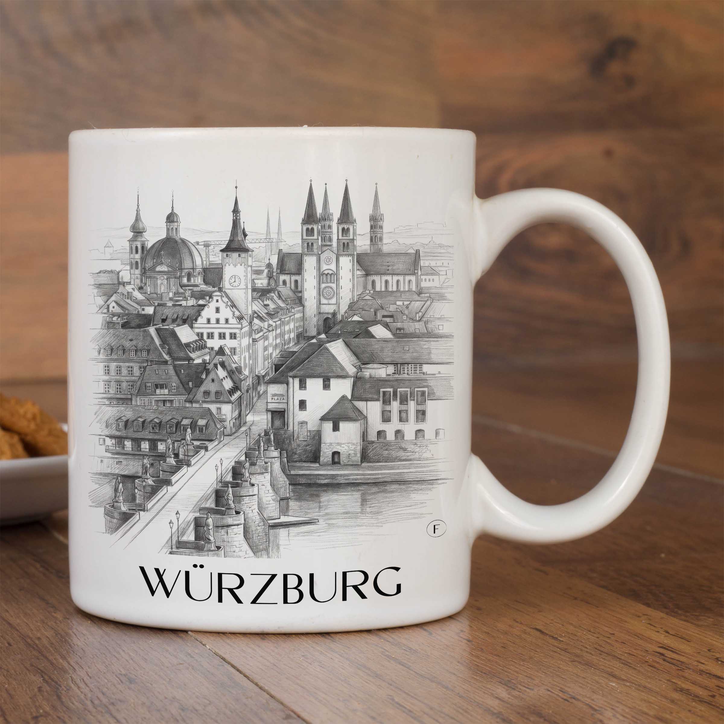 würzburg-franken-deutschland-kaffeebecher-bleistift-zeichnung-drawing