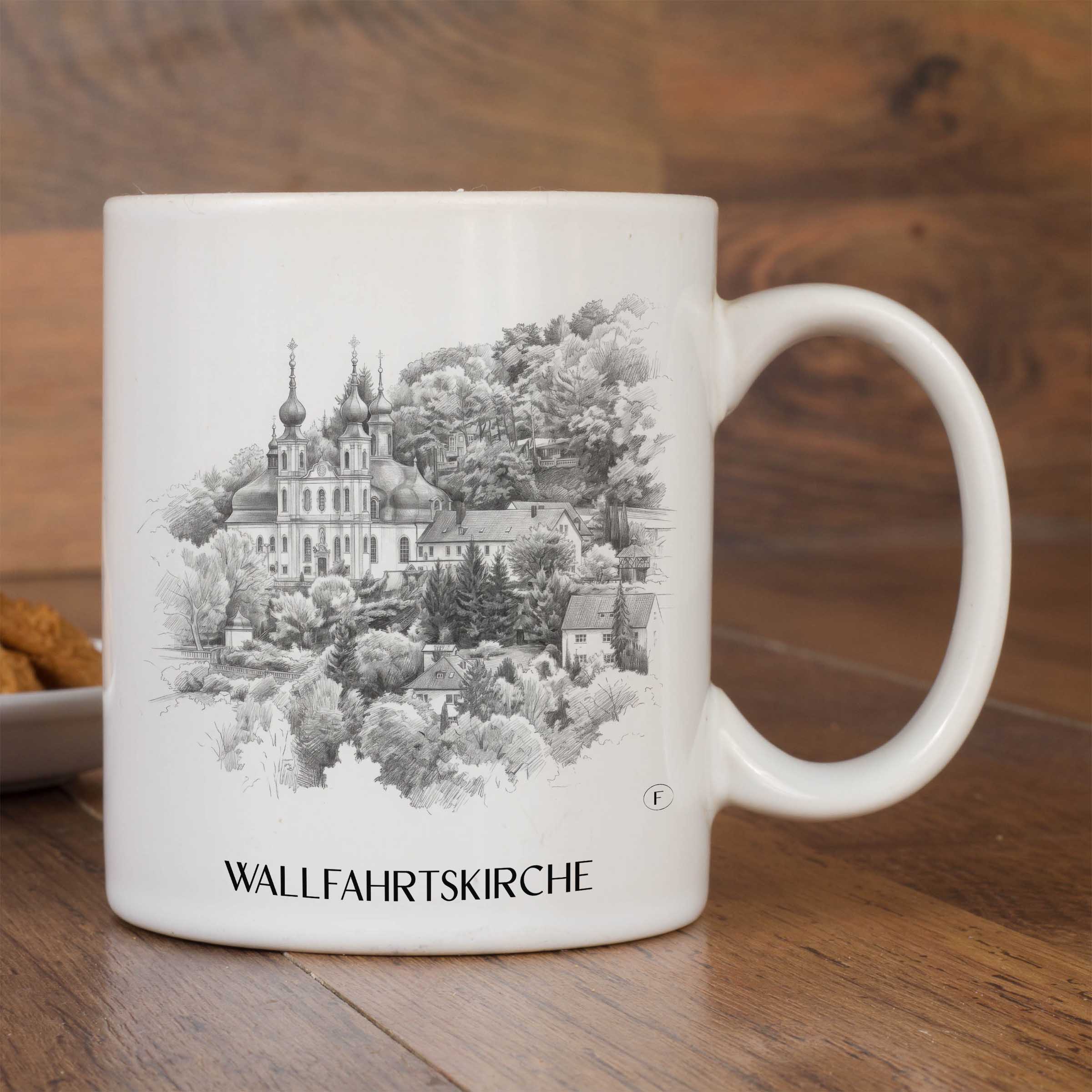 wallfahrtskirche-würzburg-deutschland-kaffeebecher-bleistift-zeichnung-drawing