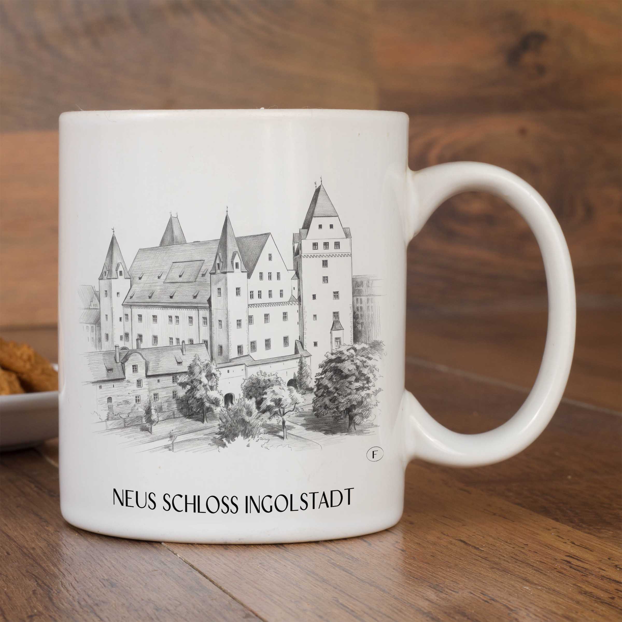neues-schloss-ingolstadt-deutschland-kaffeebecher-bleistift-zeichnung-drawing