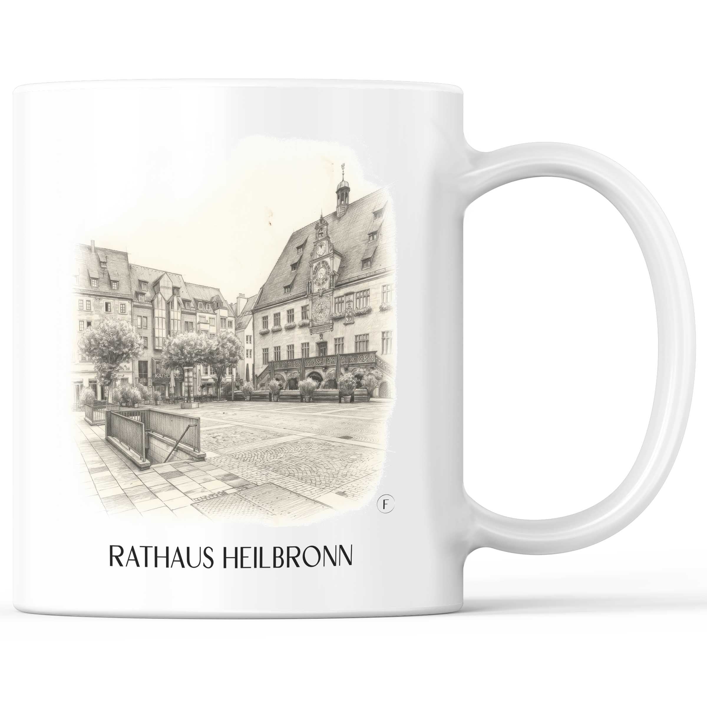 rathaus-heilbronn-deutschland-kaffeebecher-bleistift-zeichnung-drawing