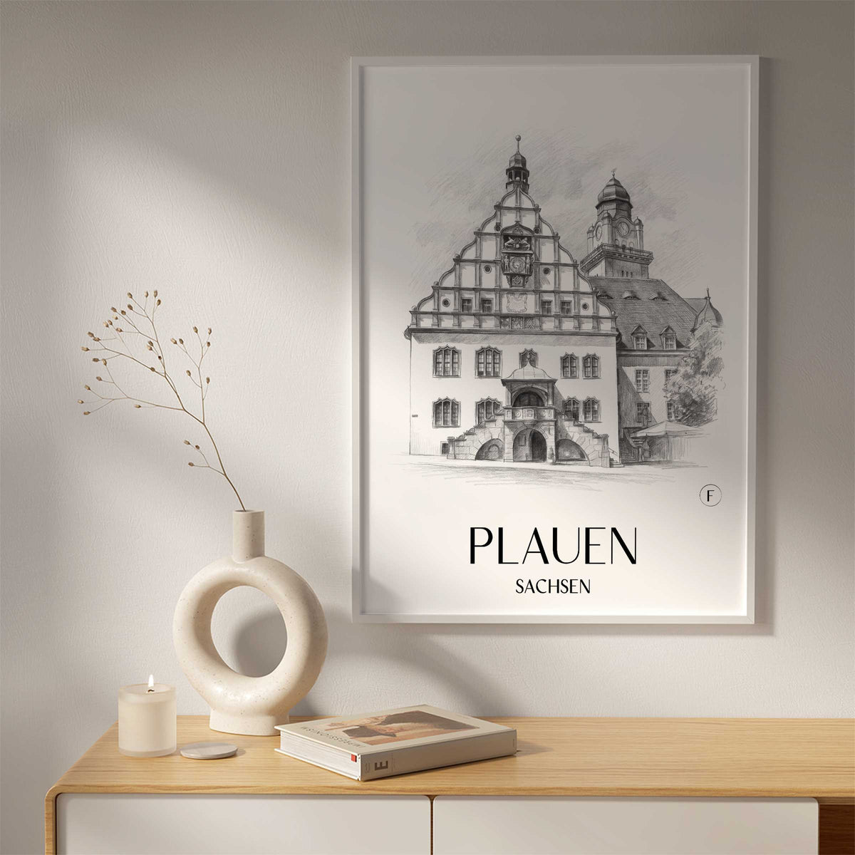 plauen-sachsen-deutschland-poster-bleistift-zeichnung-drawing