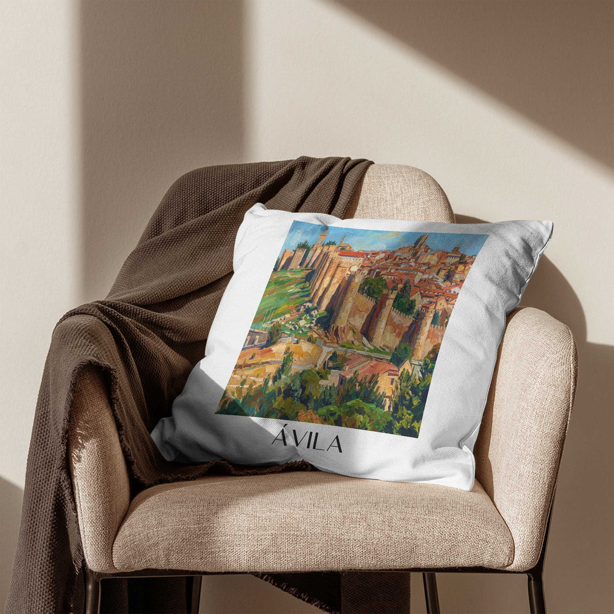 ávila-spanien-spanien-kissenbezug-oil-painting-oelgemaelde