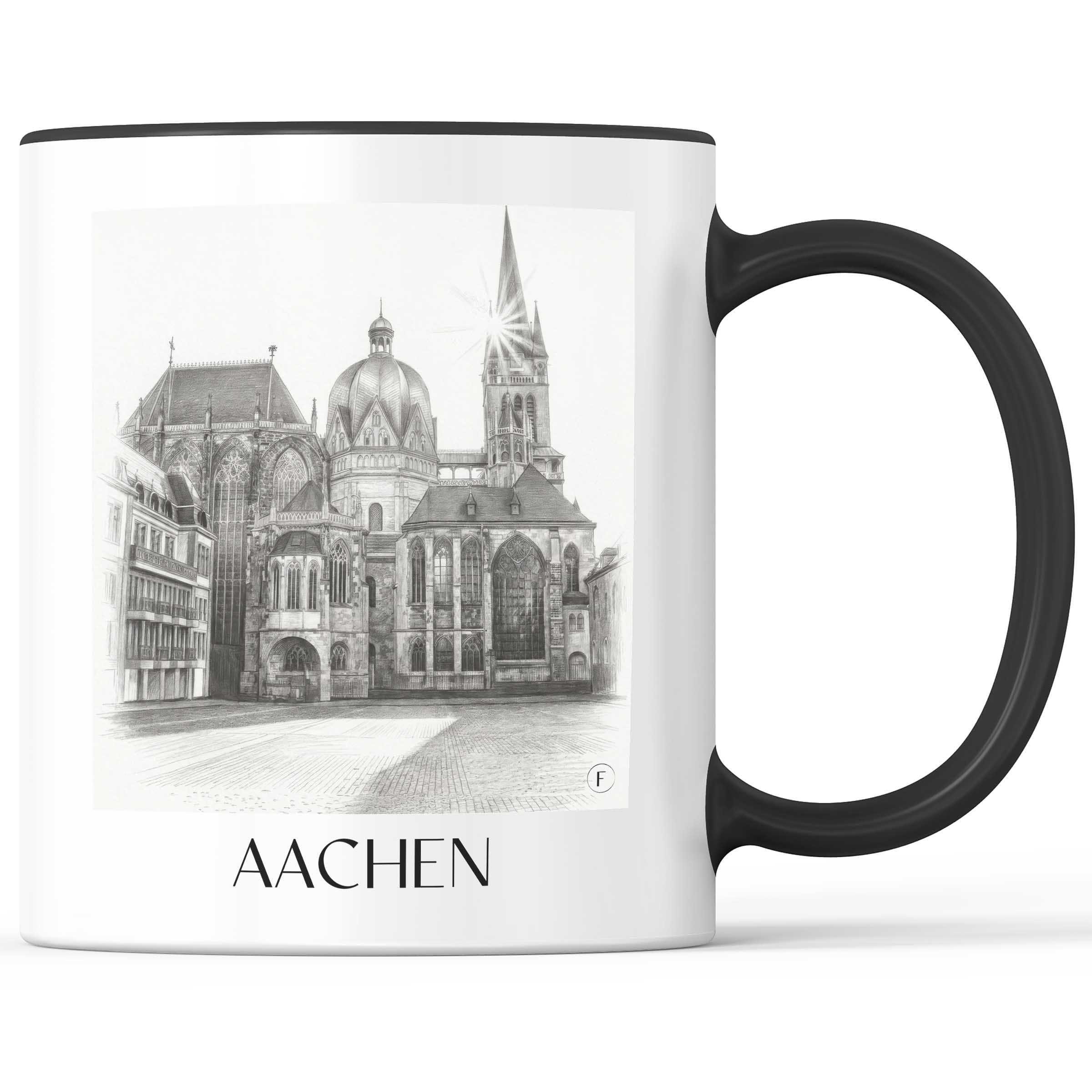 aachen-deutschland-kaffeebecher-bleistift-zeichnung-drawing