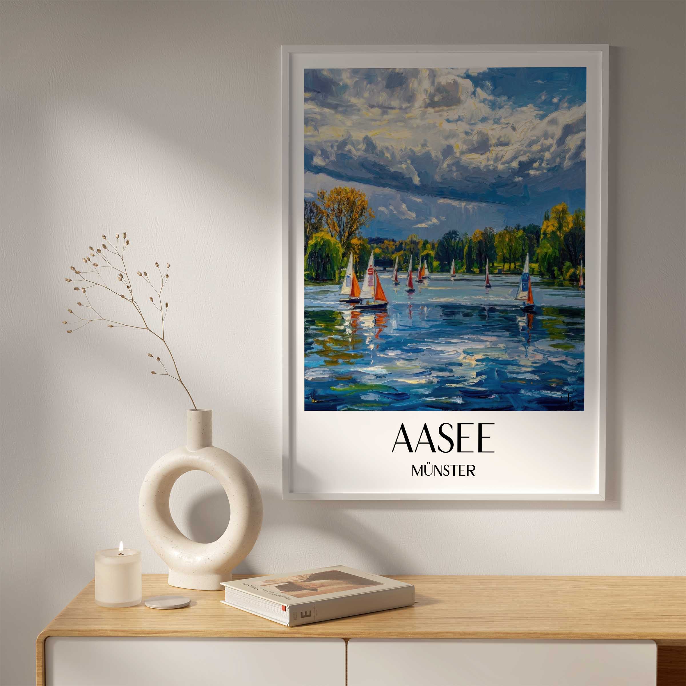 aasee-münster-deutschland-poster-oil-painting-oelgemaelde