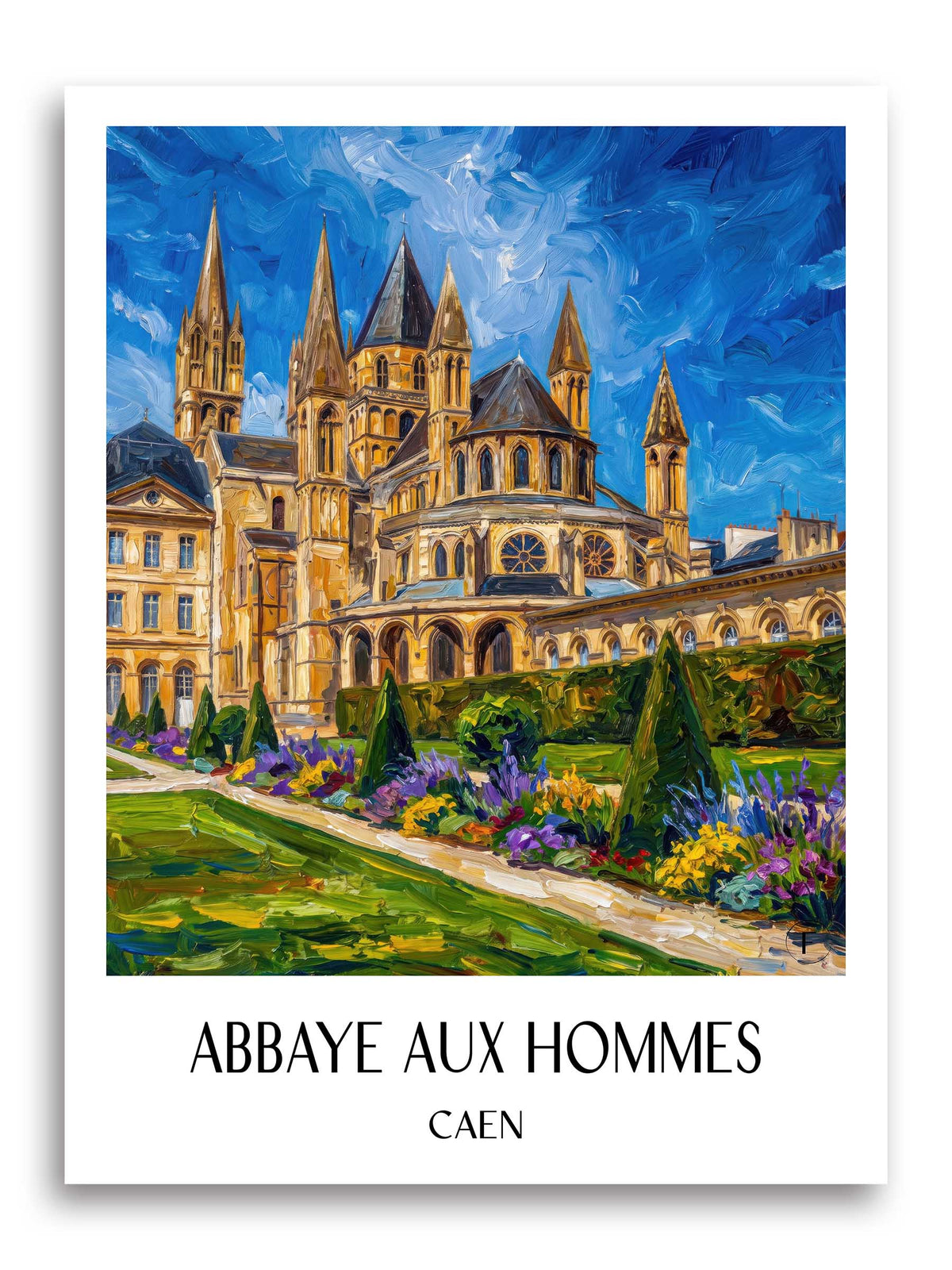 abbaye-aux-hommes-caen-frankreich-poster-oil-painting-oelgemaelde