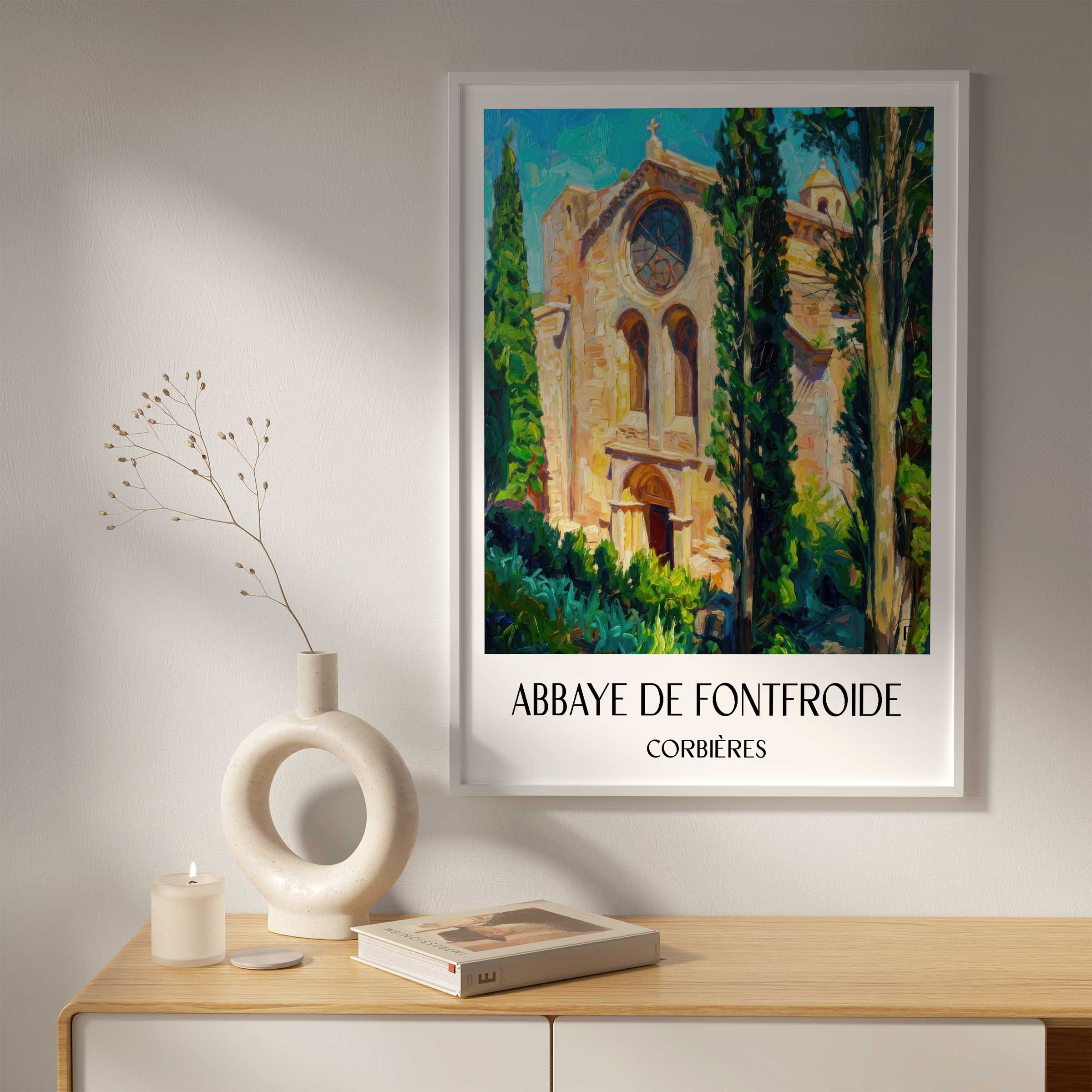 abbaye-de-fontfroide-corbières-frankreich-poster-oil-painting-oelgemaelde