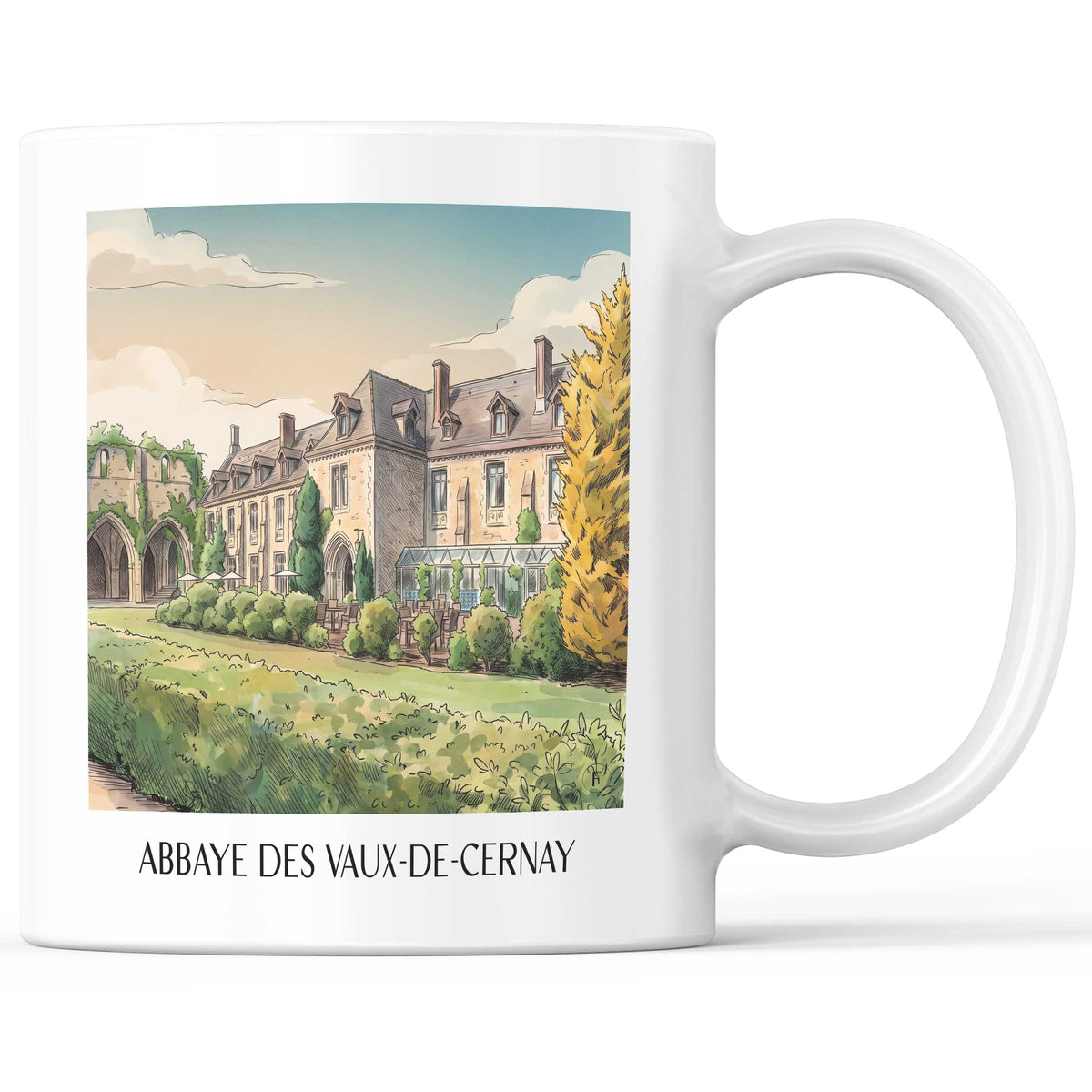abbaye-des-vaux-de-cernay-cernay-la-ville-frankreich-kaffeebecher-aquarell