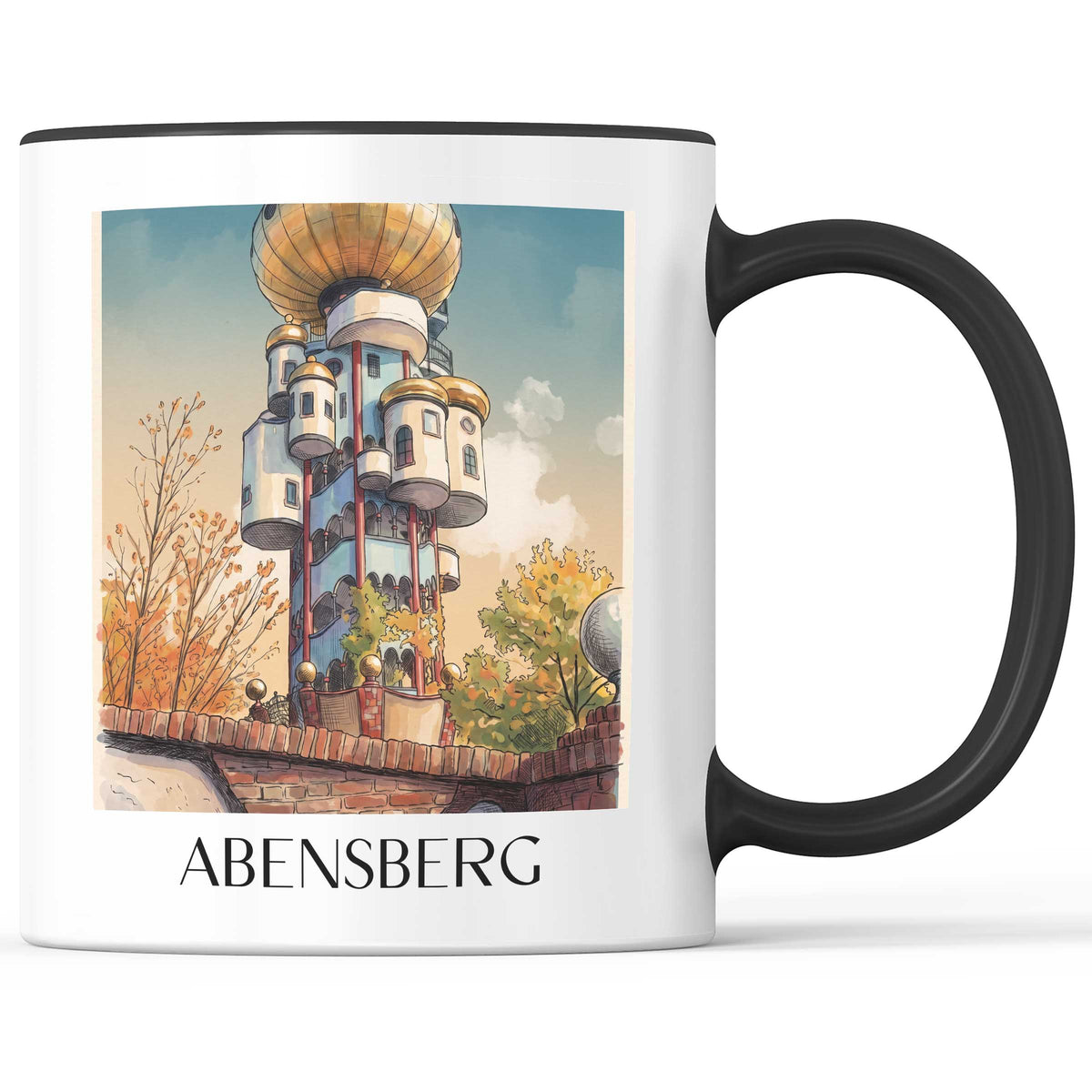 abensberg-donautal-deutschland-kaffeebecher-aquarell
