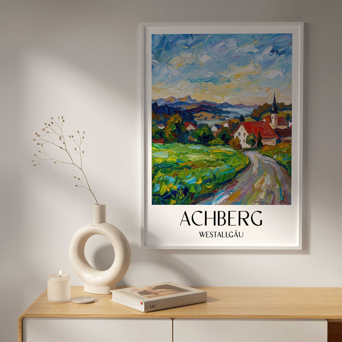 achberg-westallgäu-deutschland-poster-oil-painting-oelgemaelde