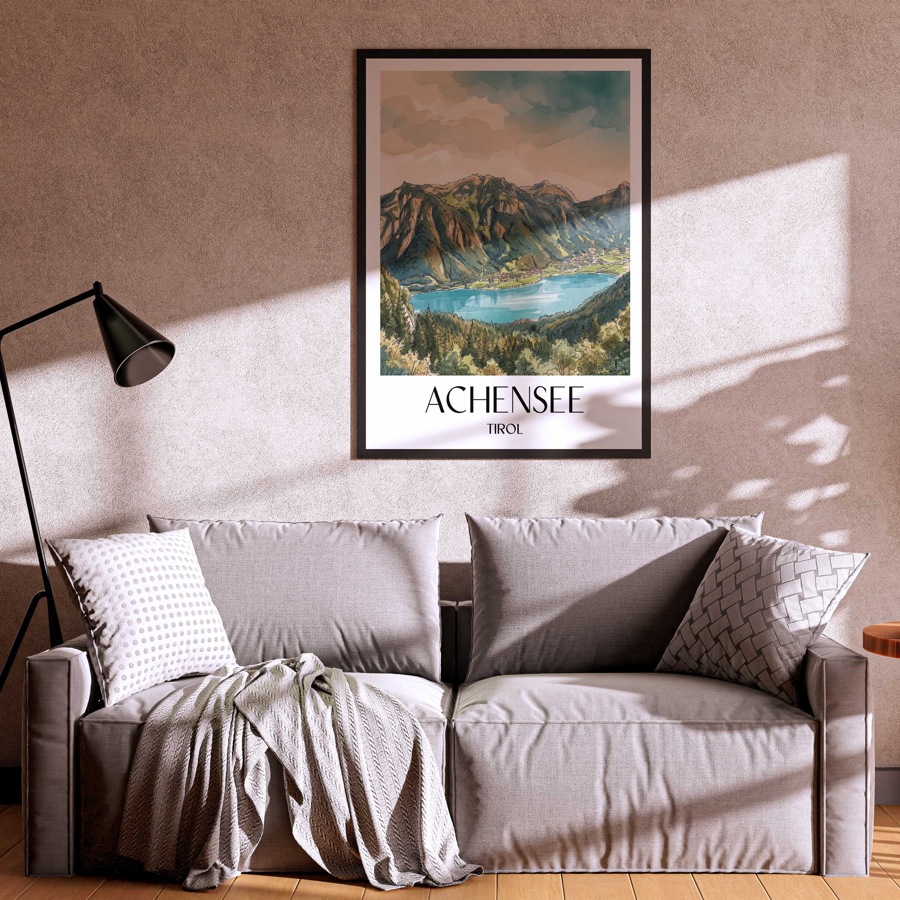 achensee--tirol-österreich-poster-aquarell