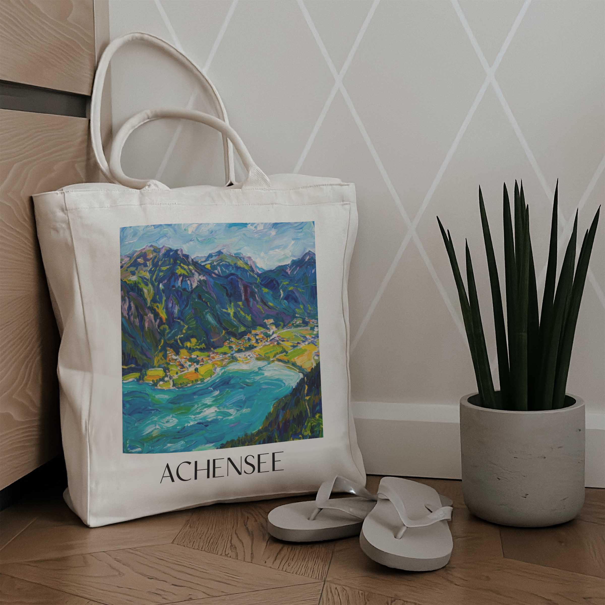 achensee--tirol-österreich-einkaufstasche-oil-painting-oelgemaelde