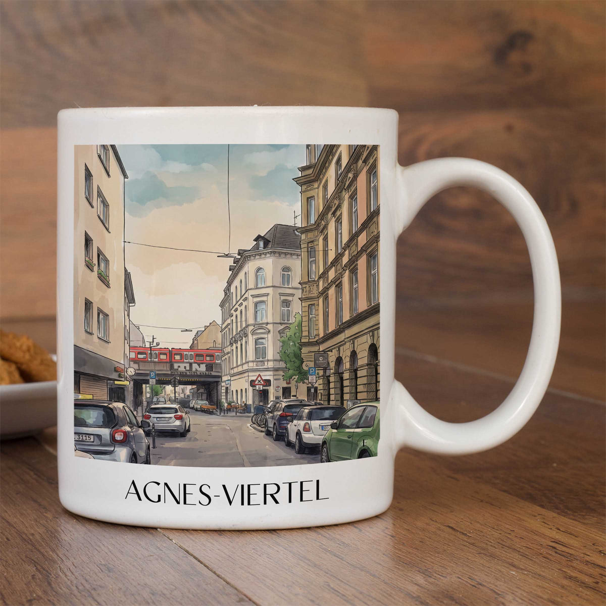 agnes-viertel-köln-deutschland-kaffeebecher-aquarell