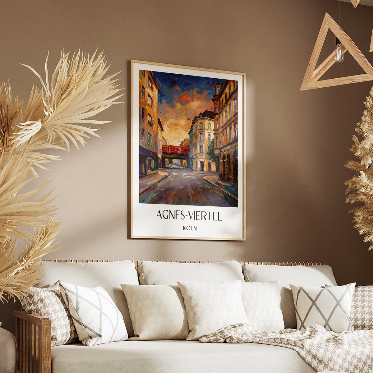 agnes-viertel-köln-deutschland-poster-oil-painting-oelgemaelde