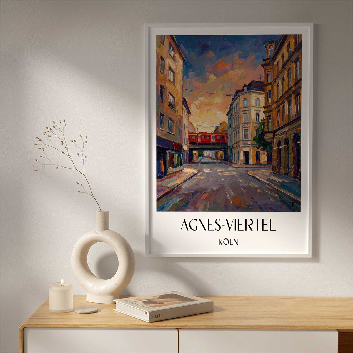 agnes-viertel-köln-deutschland-poster-oil-painting-oelgemaelde
