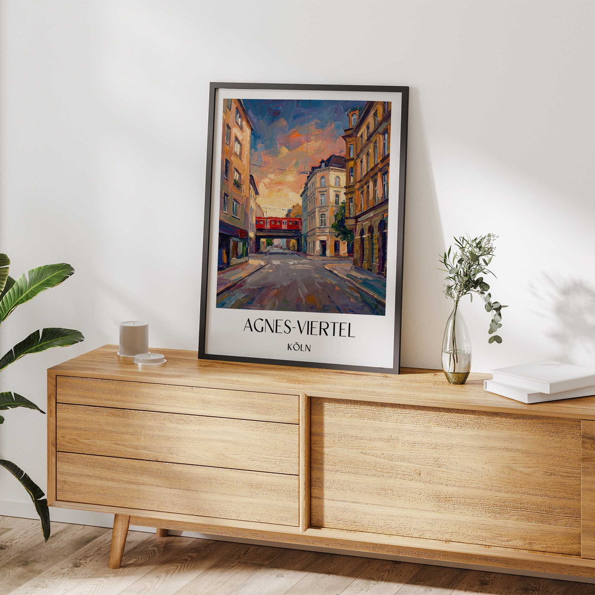 agnes-viertel-köln-deutschland-poster-oil-painting-oelgemaelde