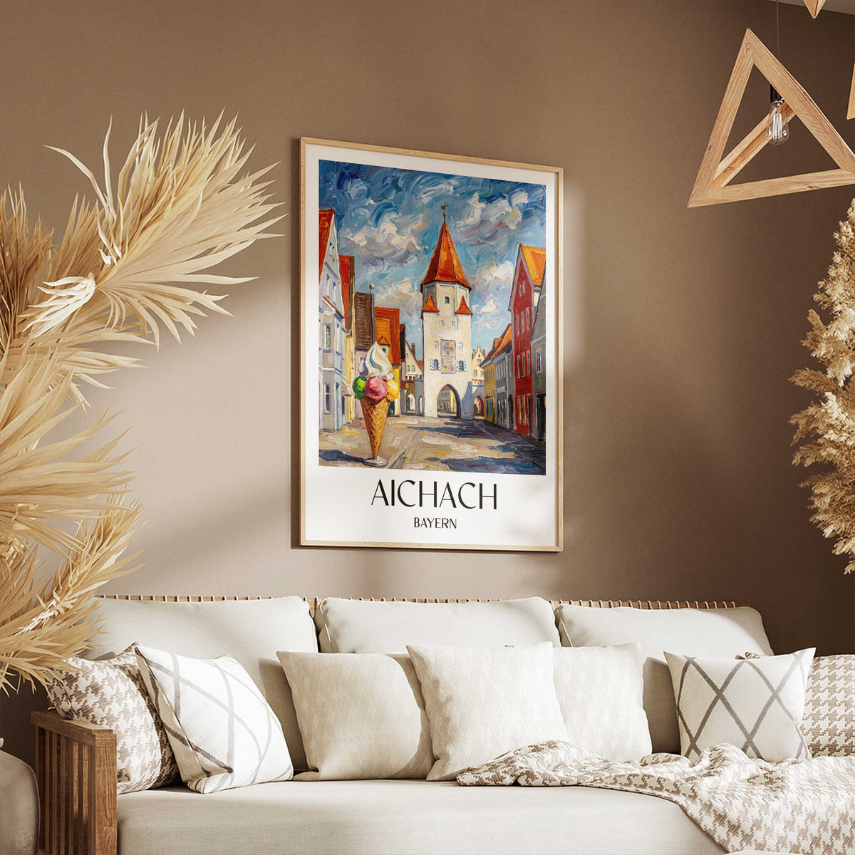 aichach-bayern-deutschland-poster-oil-painting-oelgemaelde