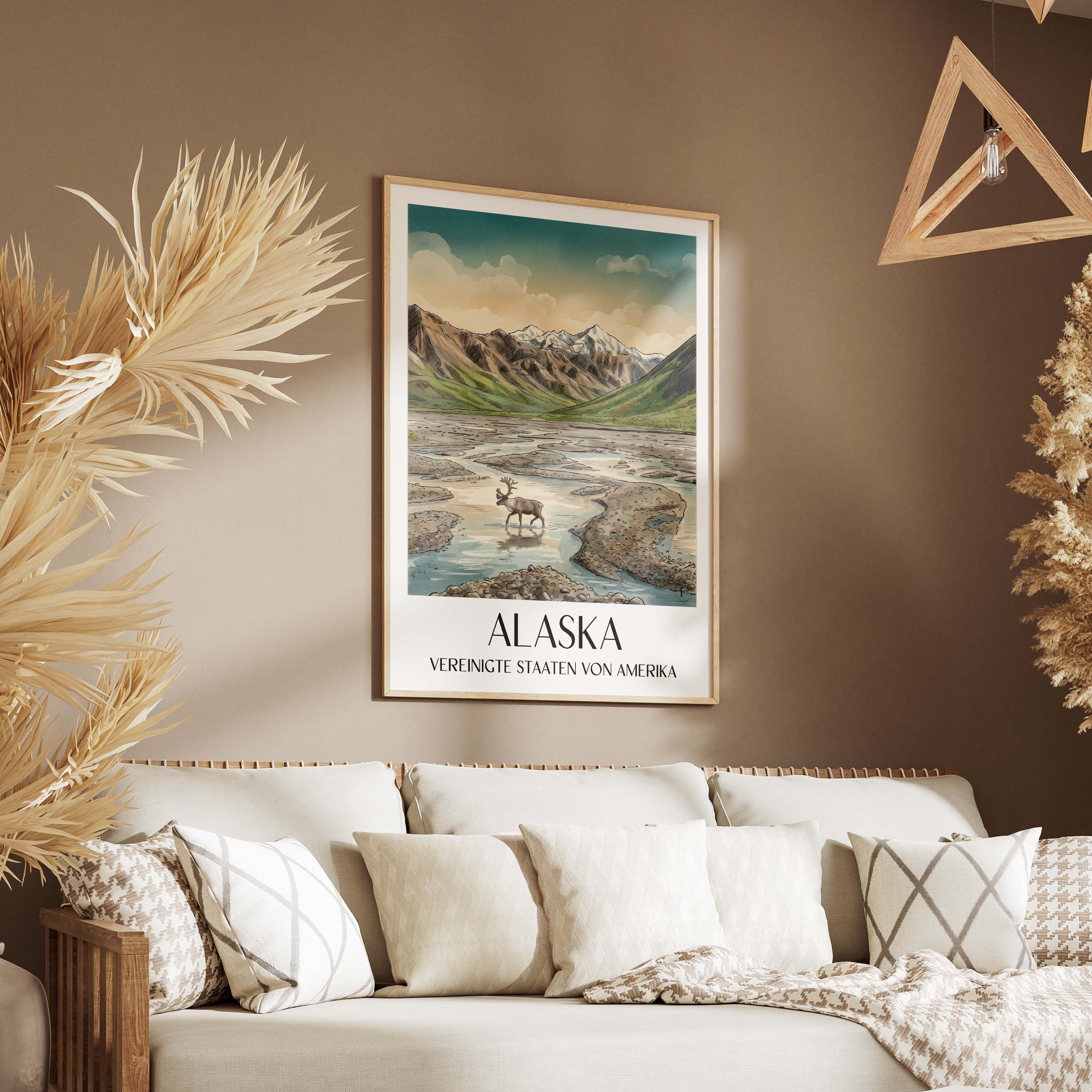 alaska-vereinigte-staaten-von-amerika-poster-aquarell