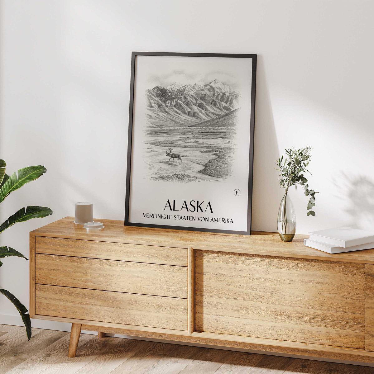 alaska-vereinigte-staaten-von-amerika-poster-bleistift-zeichnung-drawing