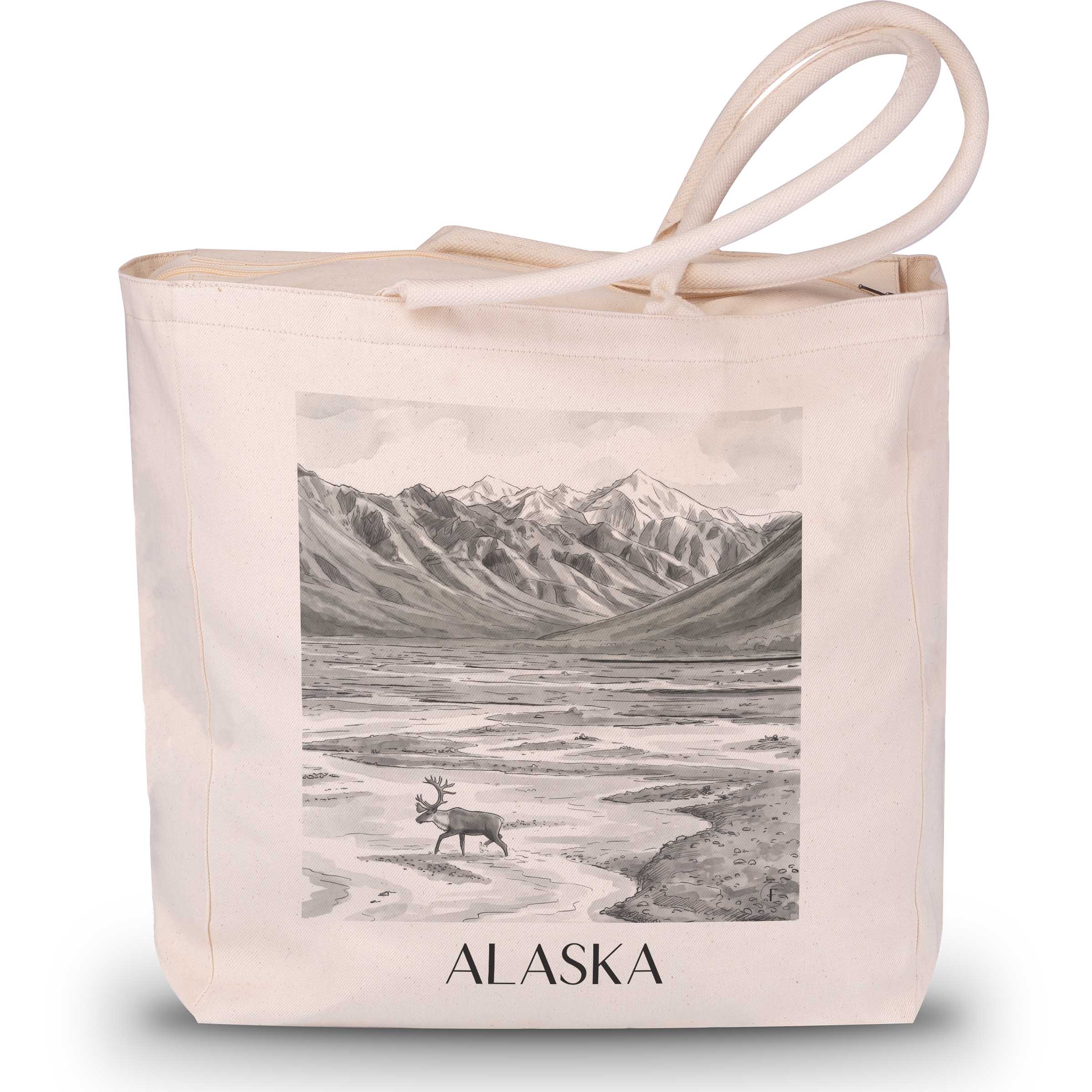 alaska-vereinigte-staaten-von-amerika-einkaufstasche-aquarell-schwarz-weiss