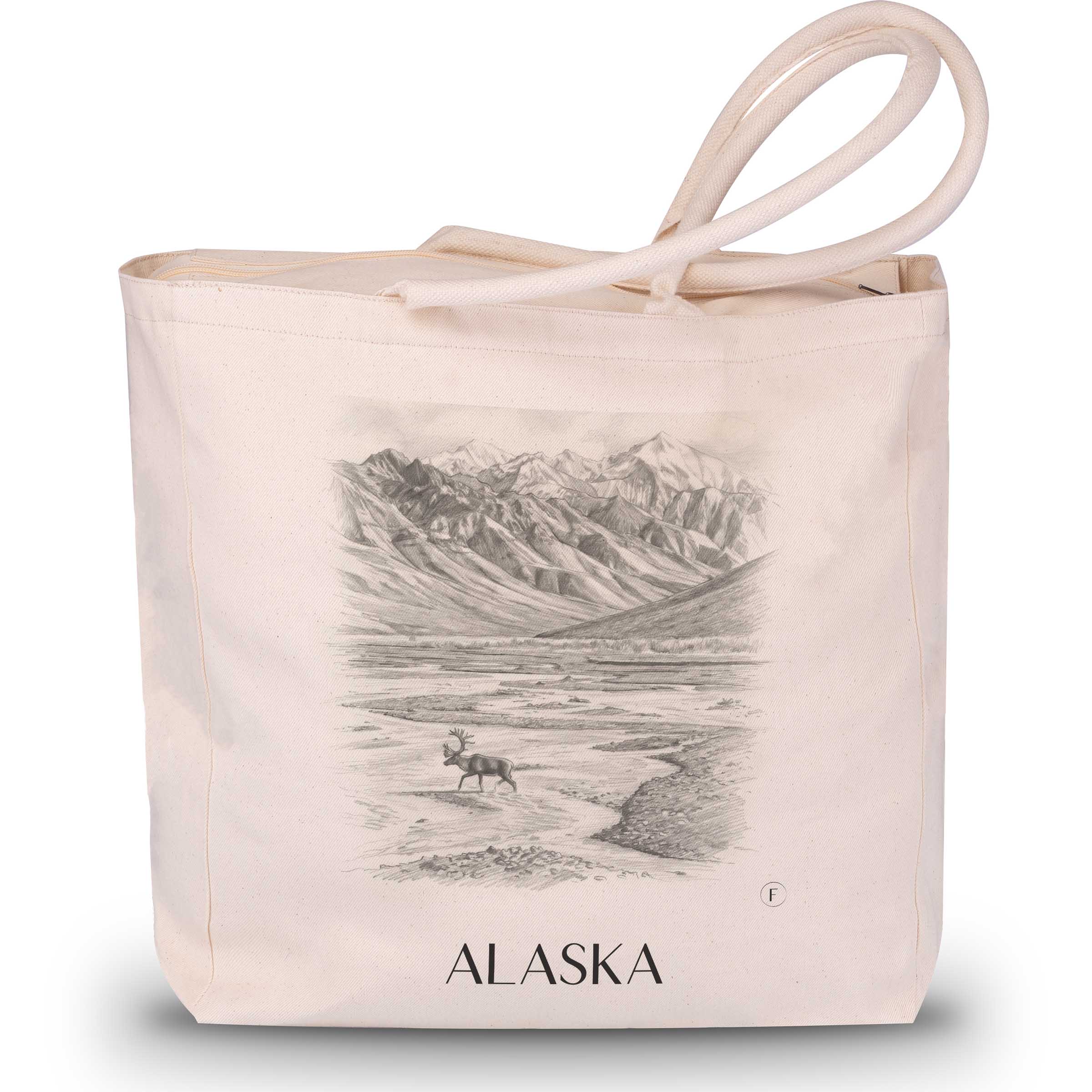 alaska-vereinigte-staaten-von-amerika-einkaufstasche-bleistift-zeichnung-drawing