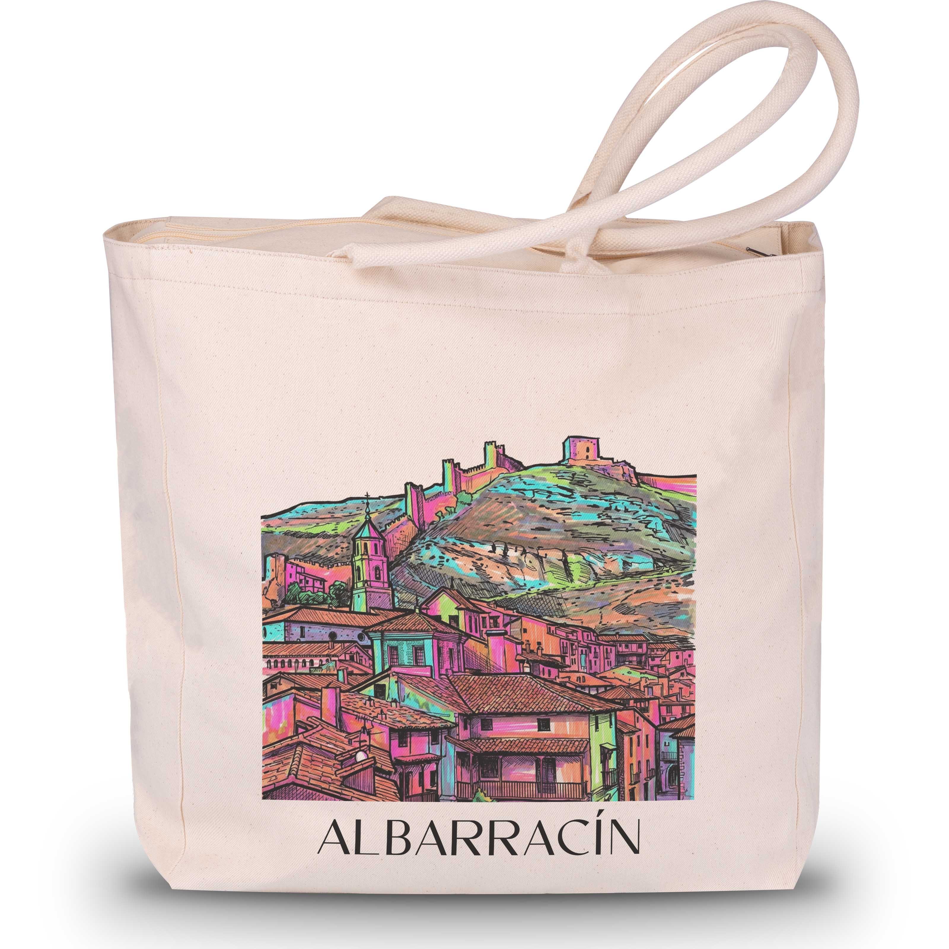 albarracín-spanien-spanien-einkaufstasche-graffiti