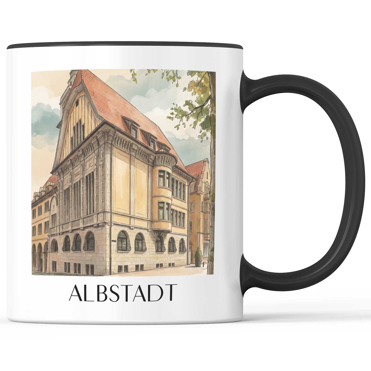albstadt-schwäbische-alb-deutschland-kaffeebecher-aquarell