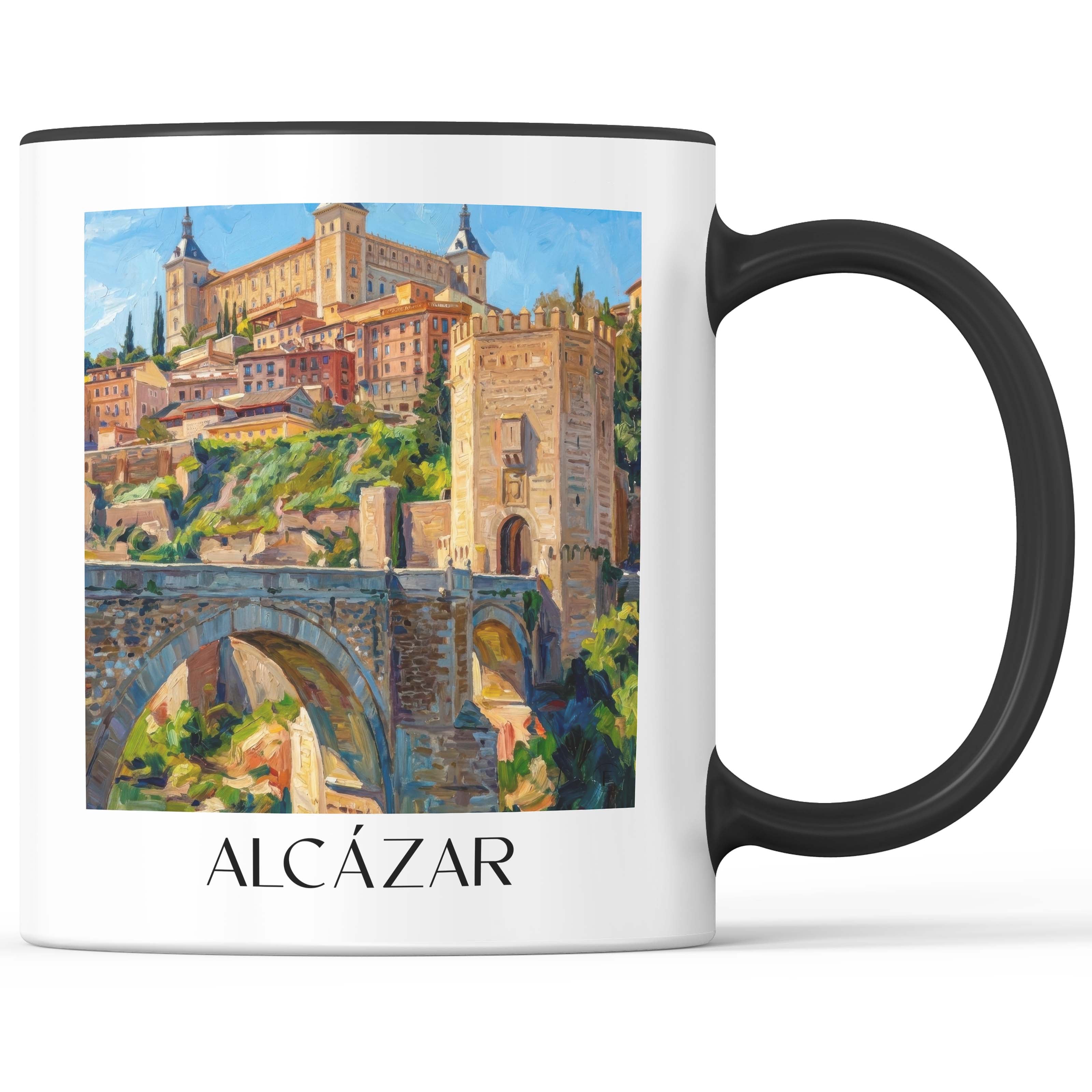 alcázar--toledo-spanien-kaffeebecher-oil-painting-oelgemaelde