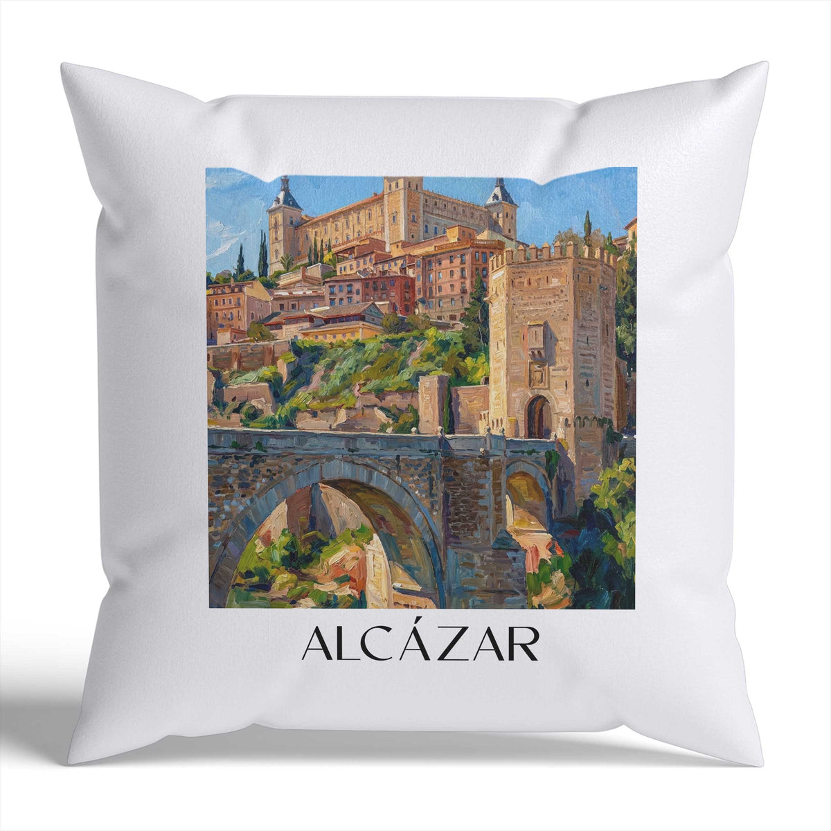 alcázar-toledo-spanien-kissenbezug-oil-painting-oelgemaelde